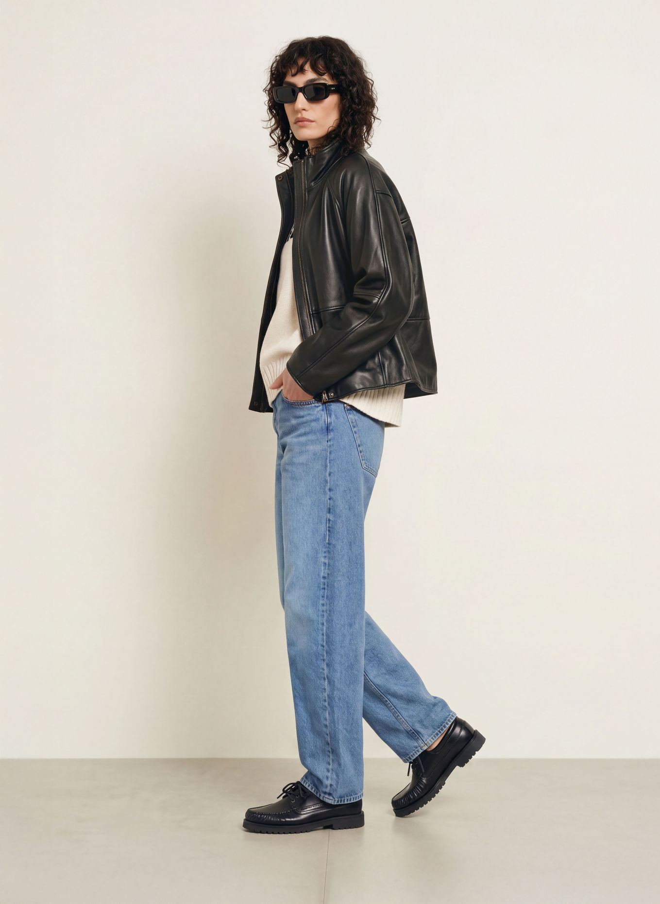 AGOLDE SPIRAL Jeans: vntr venture (dk tinted worn ind)