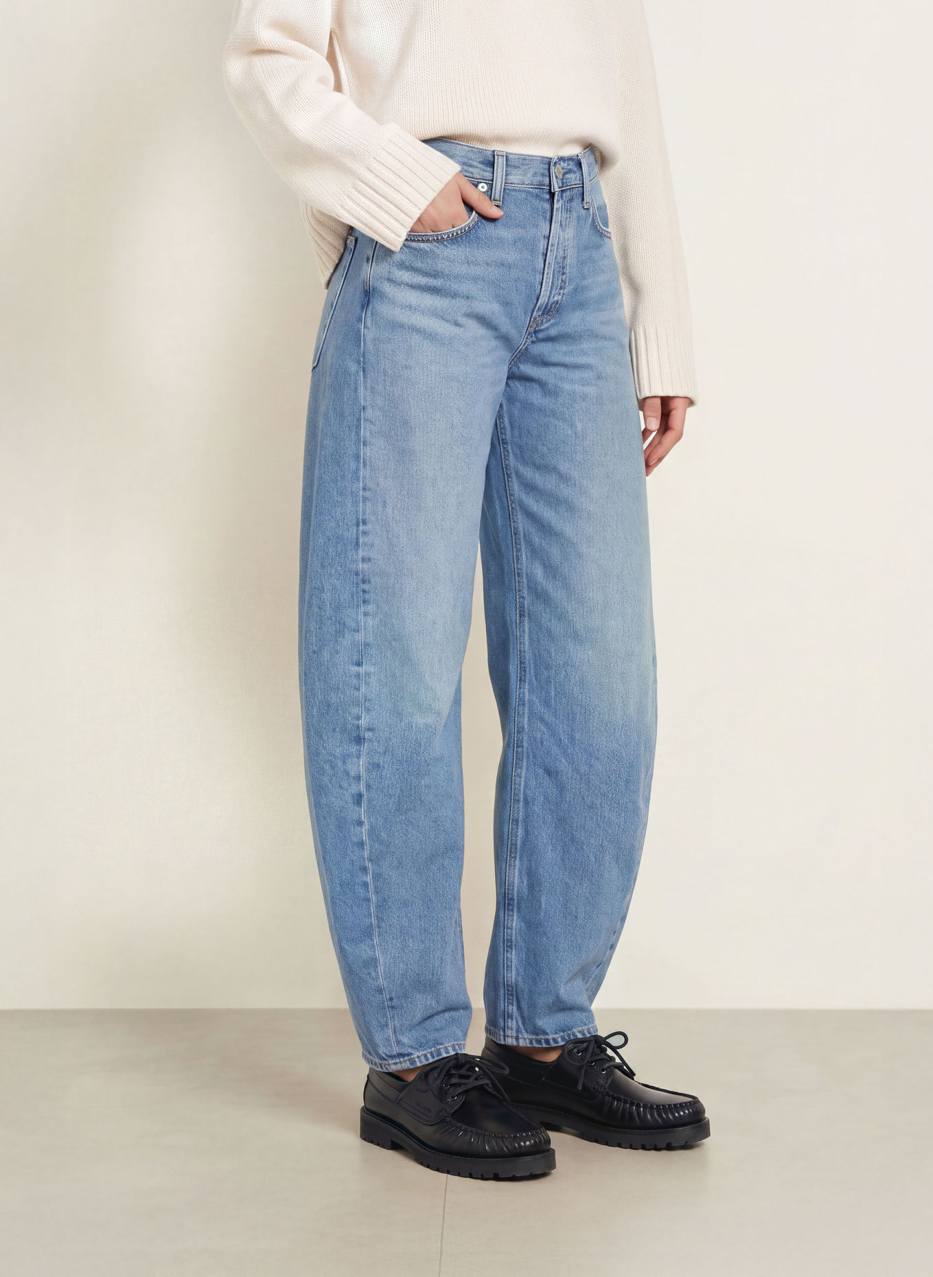 AGOLDE SPIRAL Jeans: vntr venture (dk tinted worn ind)
