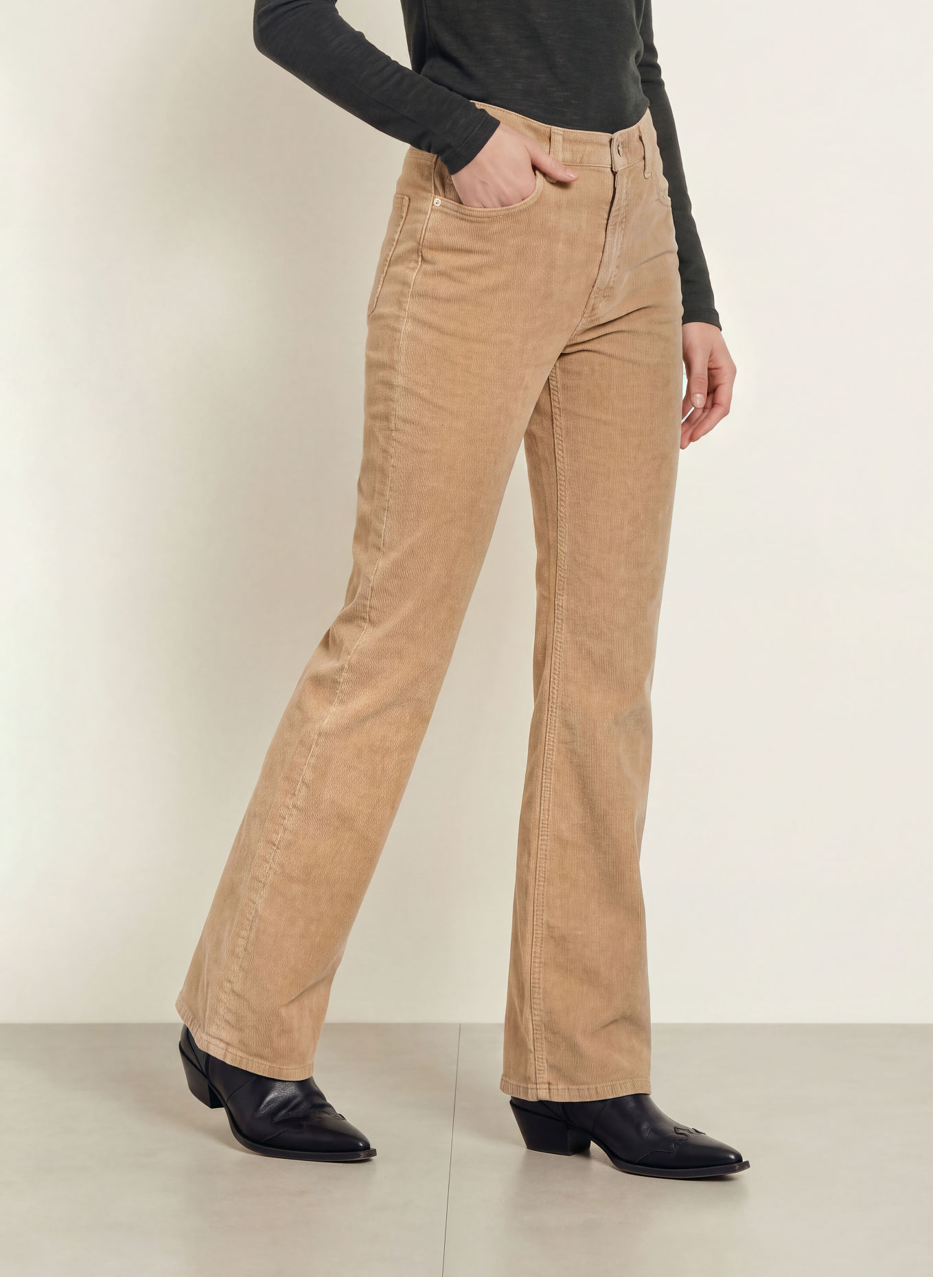 HAIKURE Cordhose KOREA: CAMEL