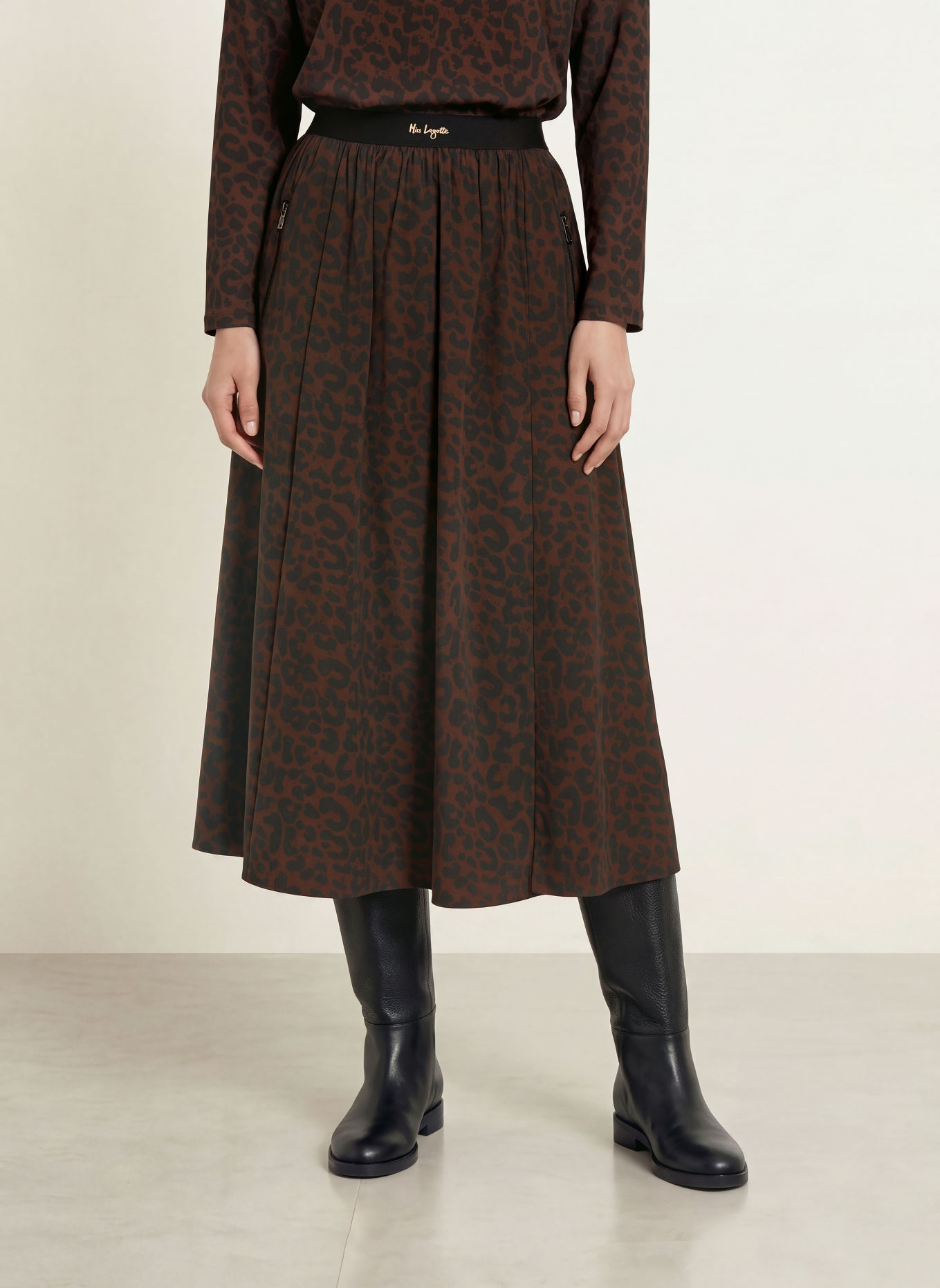 Miss Lagotte Rok: MARRON FONCÉ / ZWART