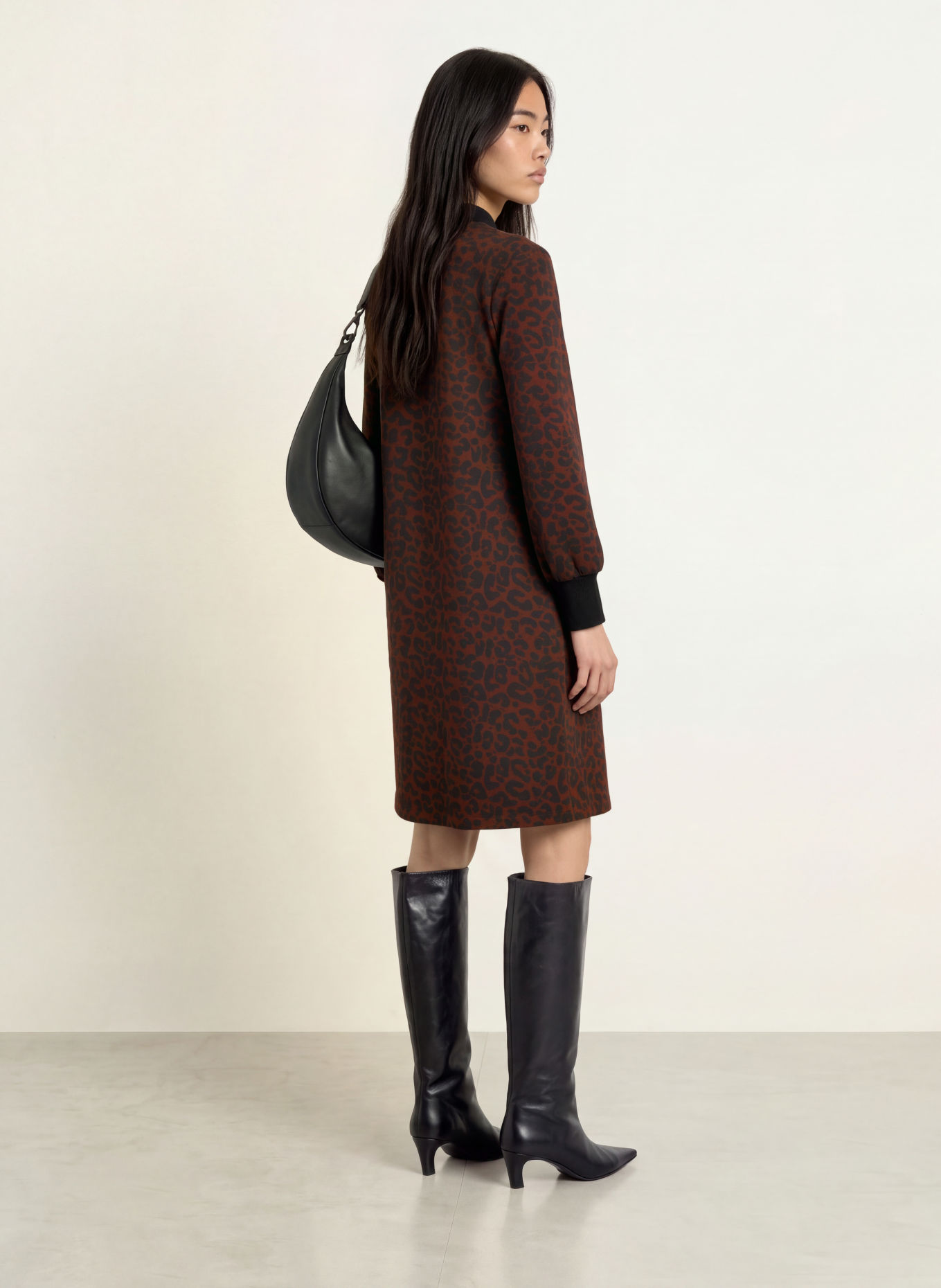 Miss Lagotte Kleid: BRAUN / SCHWARZ