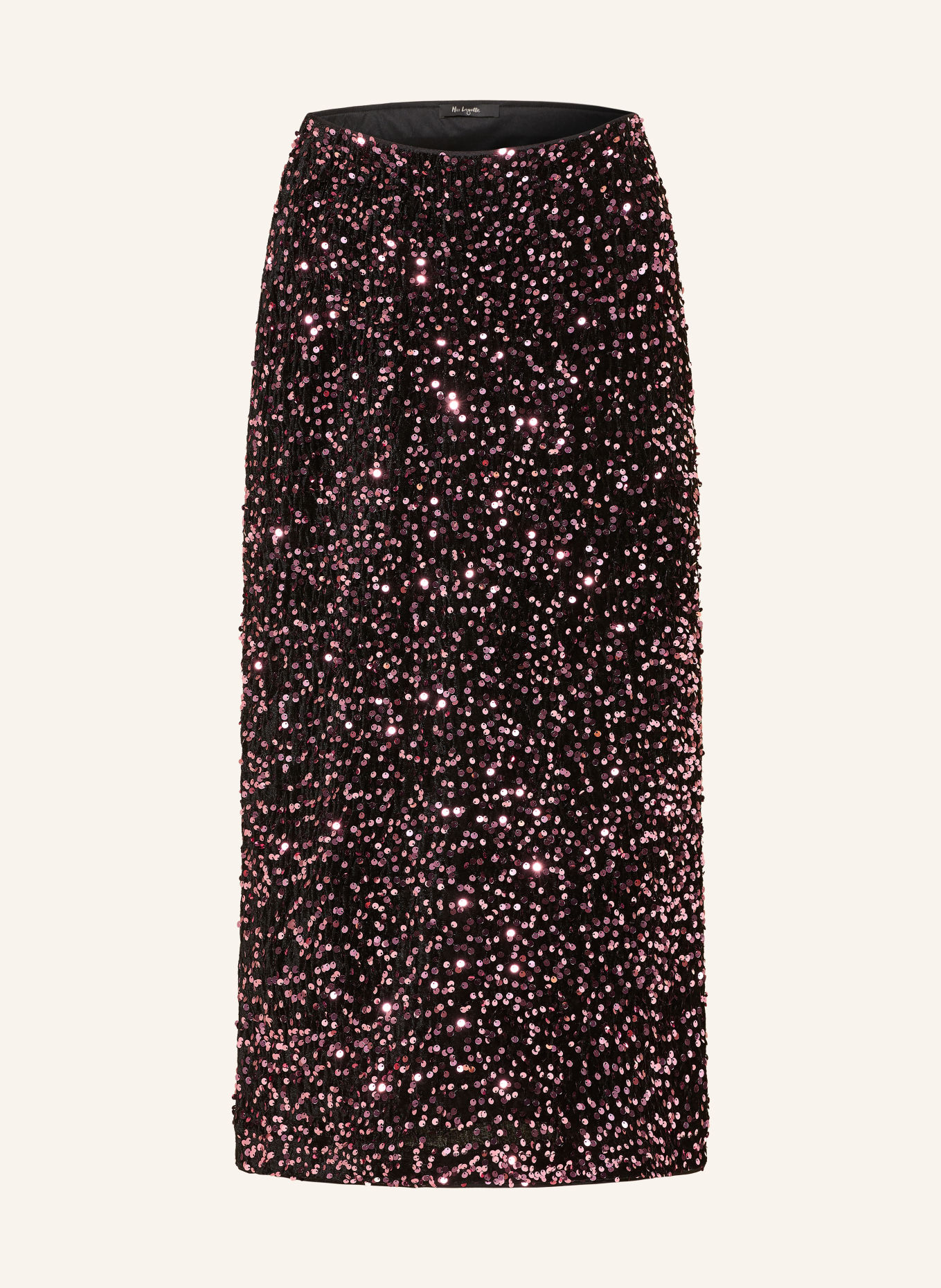Miss Lagotte Rok met pailletten: DONKERROOD