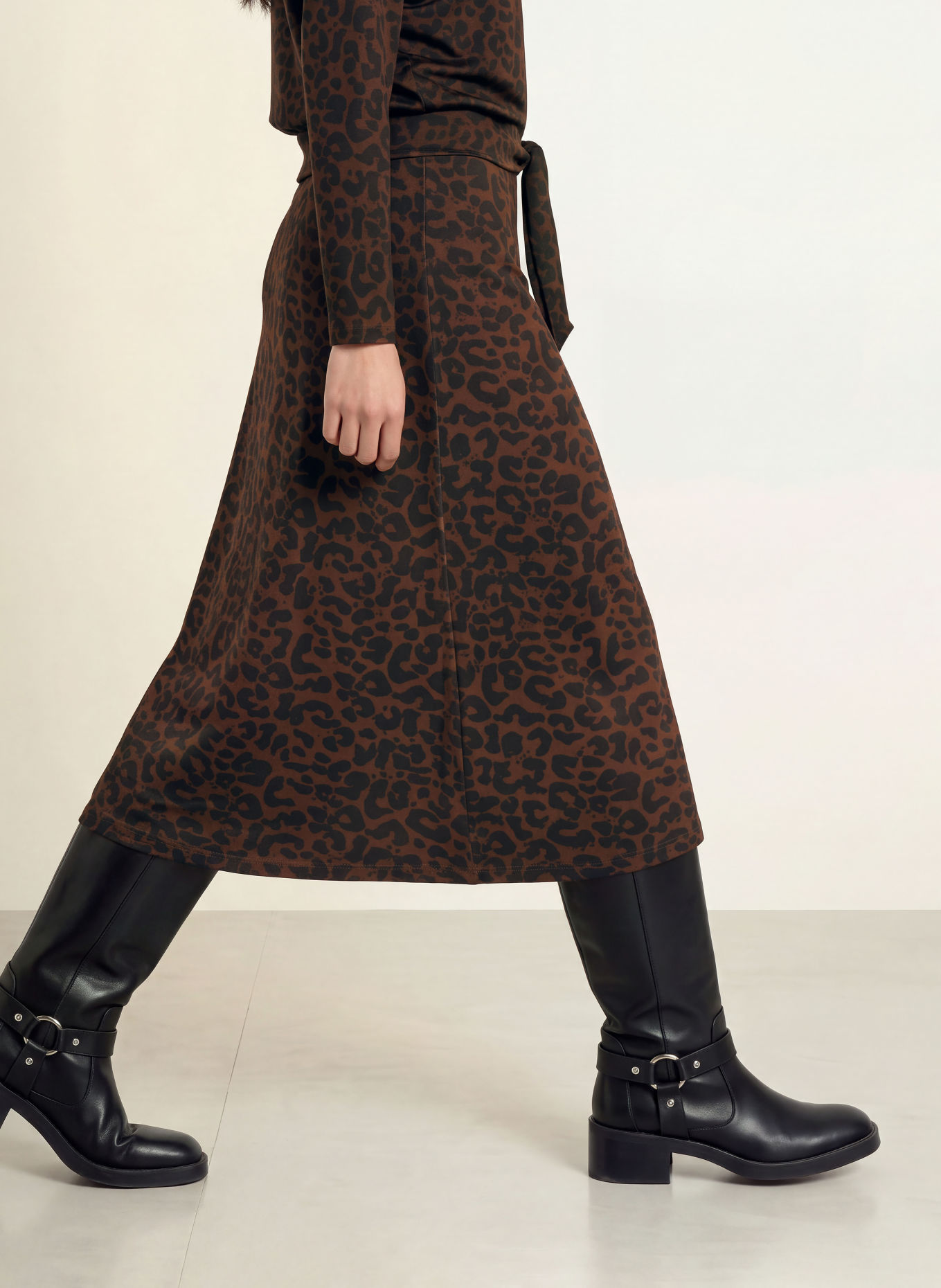 Miss Lagotte Jerseykjol: BRUN / SVART