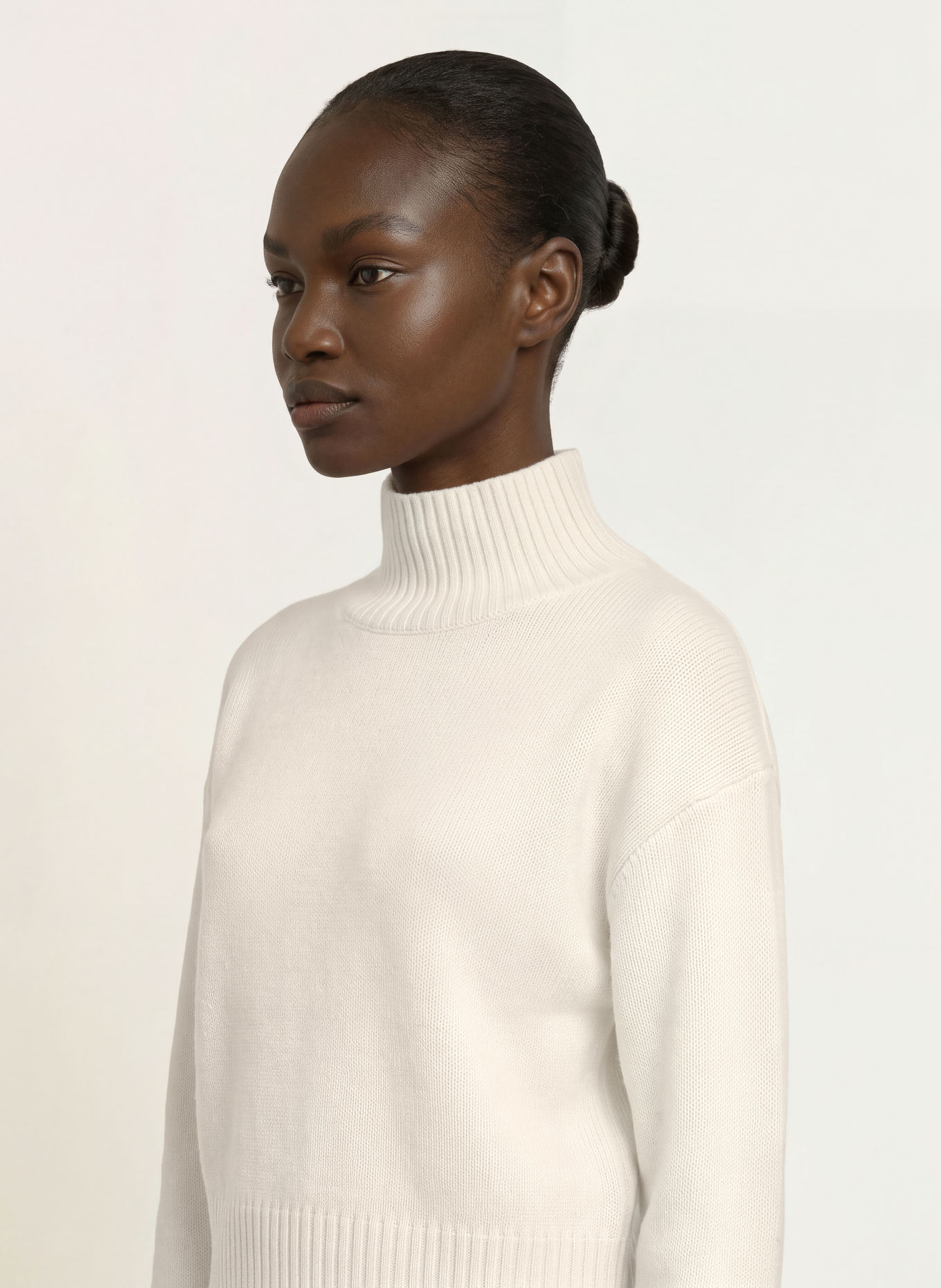 LADNERI JARDIN 2.0 Cashmere Sweater: CREAM
