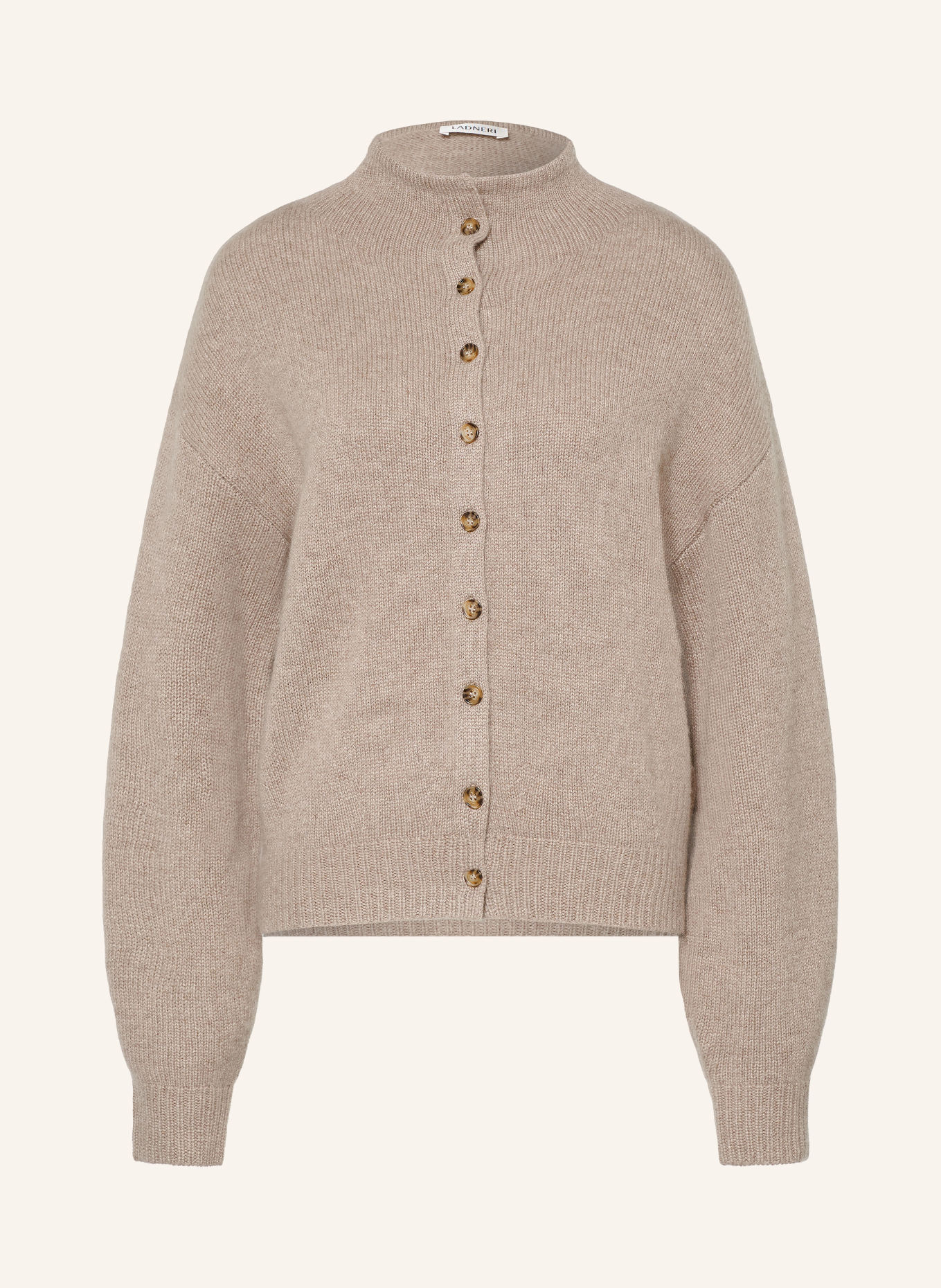 LADNERI Gilet NORDINA en cachemire: BEIGE