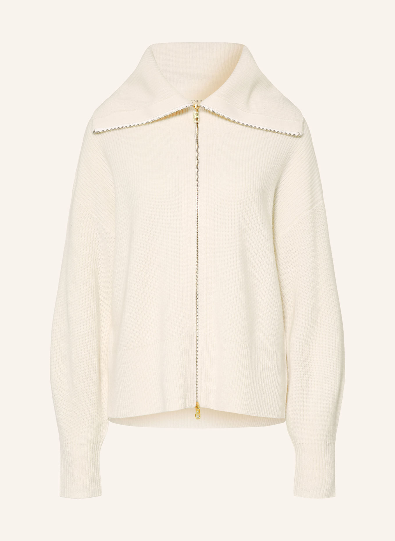 LADNERI Vest AMELIE met kasjmier: CRÈME