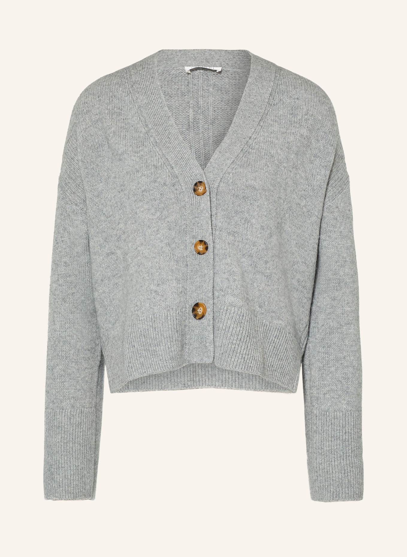 LADNERI Vest LUCE met kasjmier: GRIJS