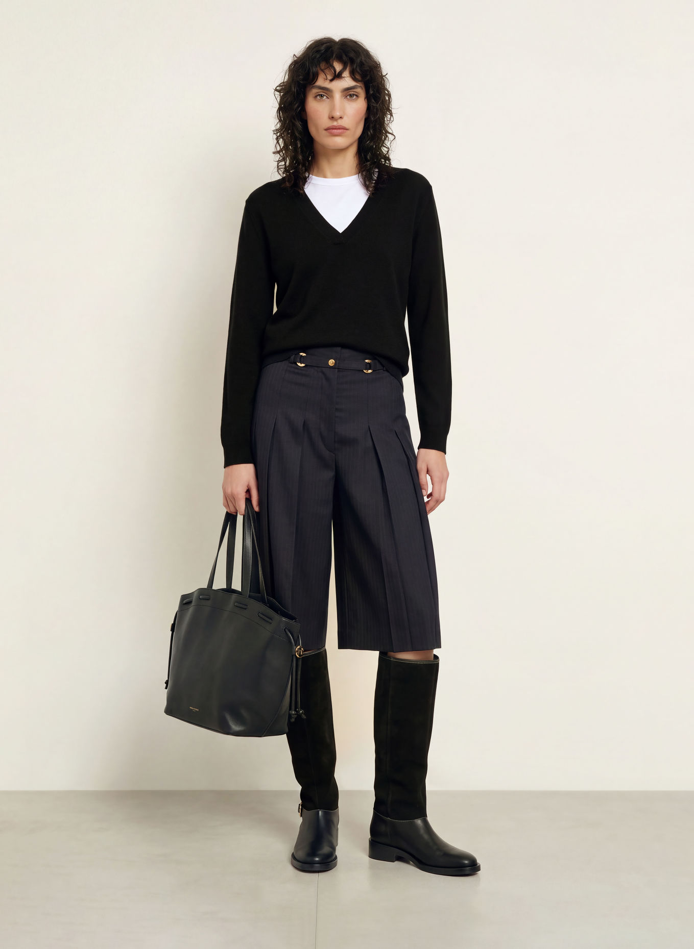 LADNERI Trui PIZZO: ZWART