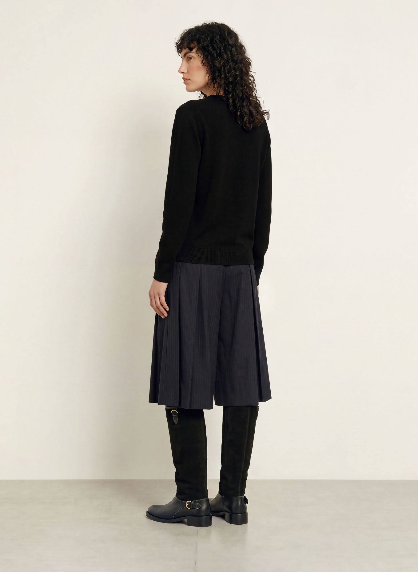 LADNERI Trui PIZZO: ZWART