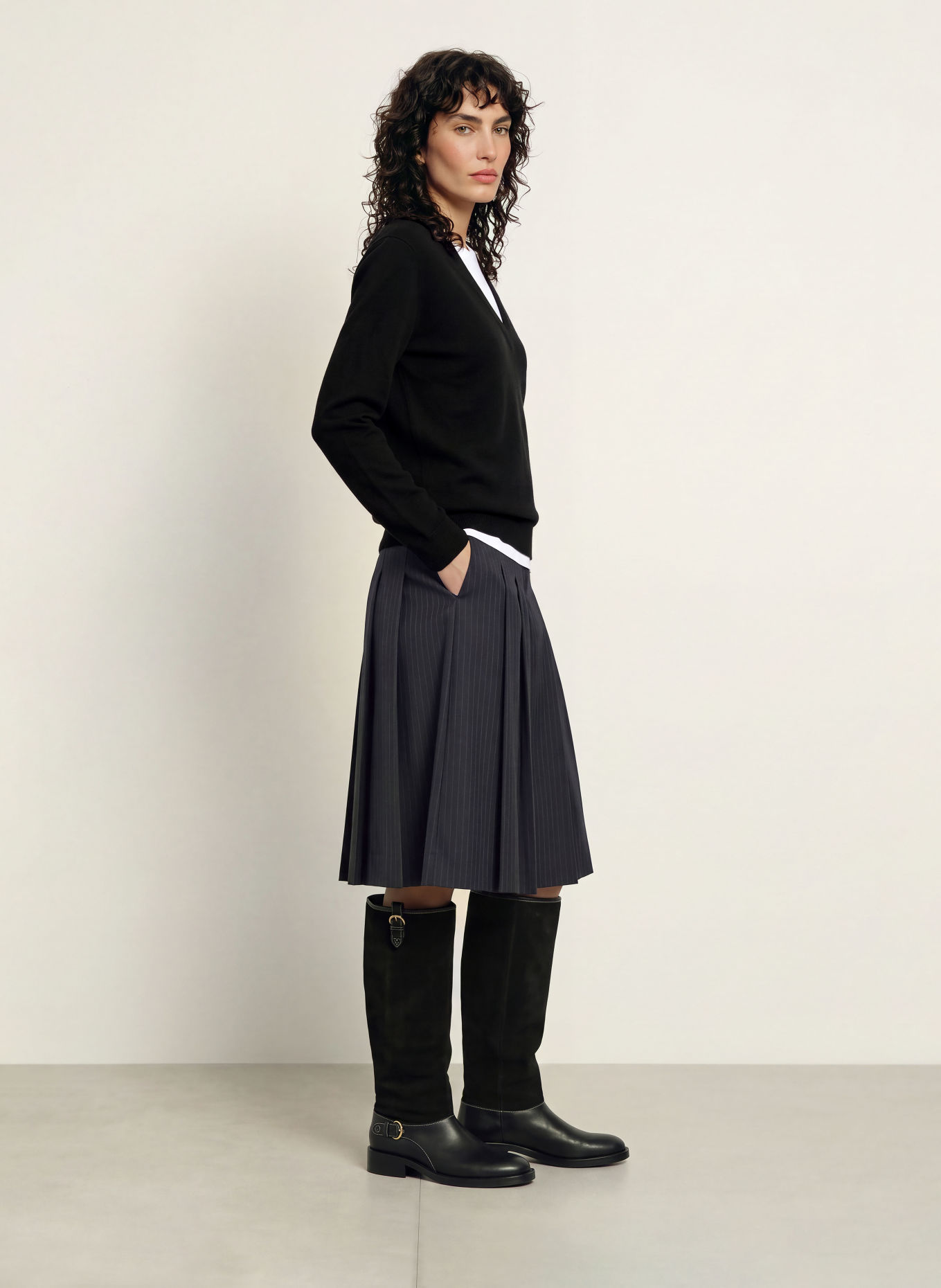 LADNERI Trui PIZZO: ZWART