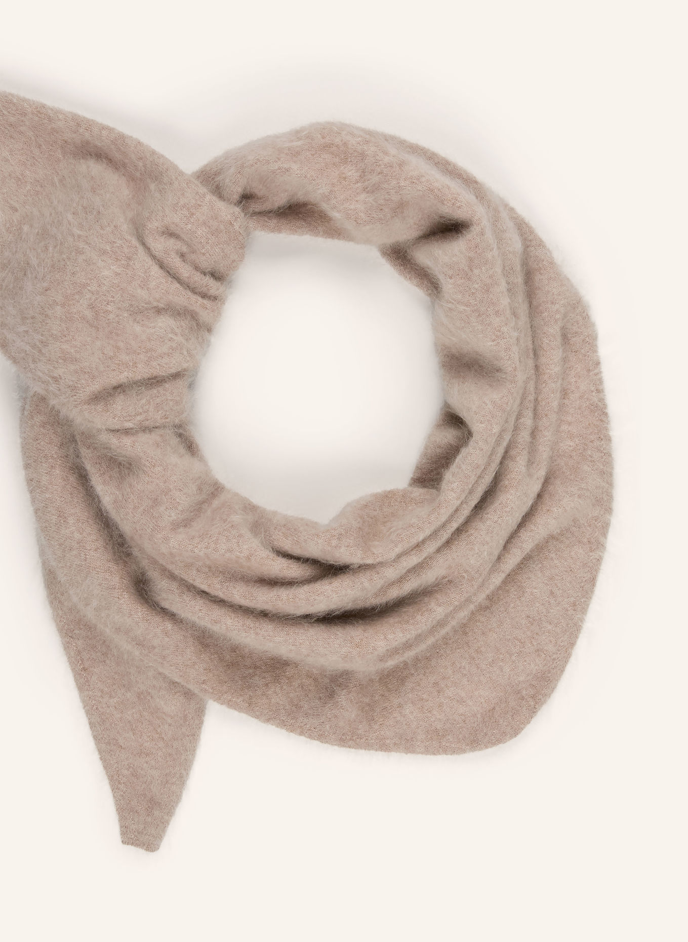 LADNERI Dreieckstuch PAXA aus Cashmere: BEIGE