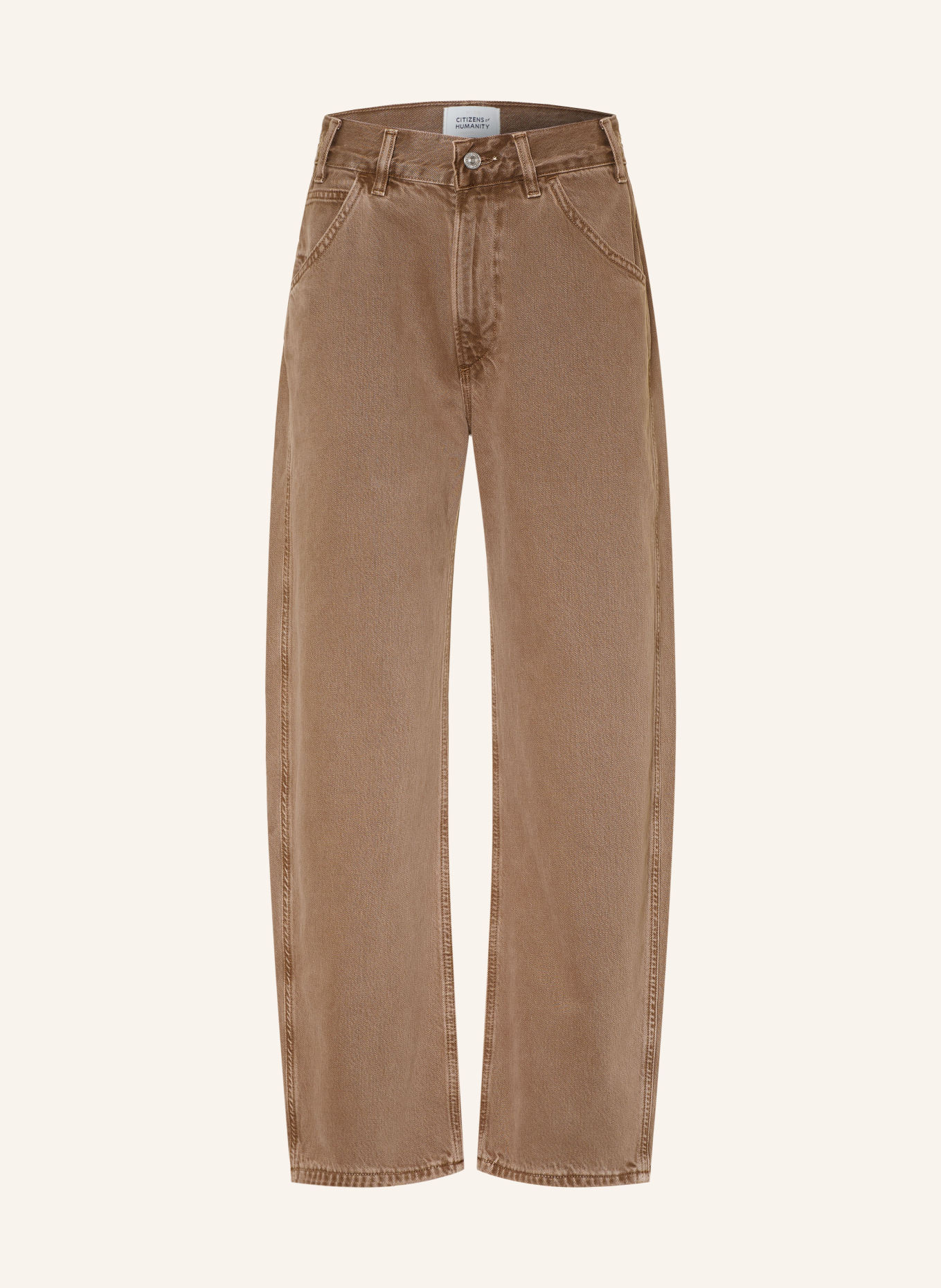 CITIZENS of HUMANITY Straight Jeans MIRO: coca cocoa (md grey brown)