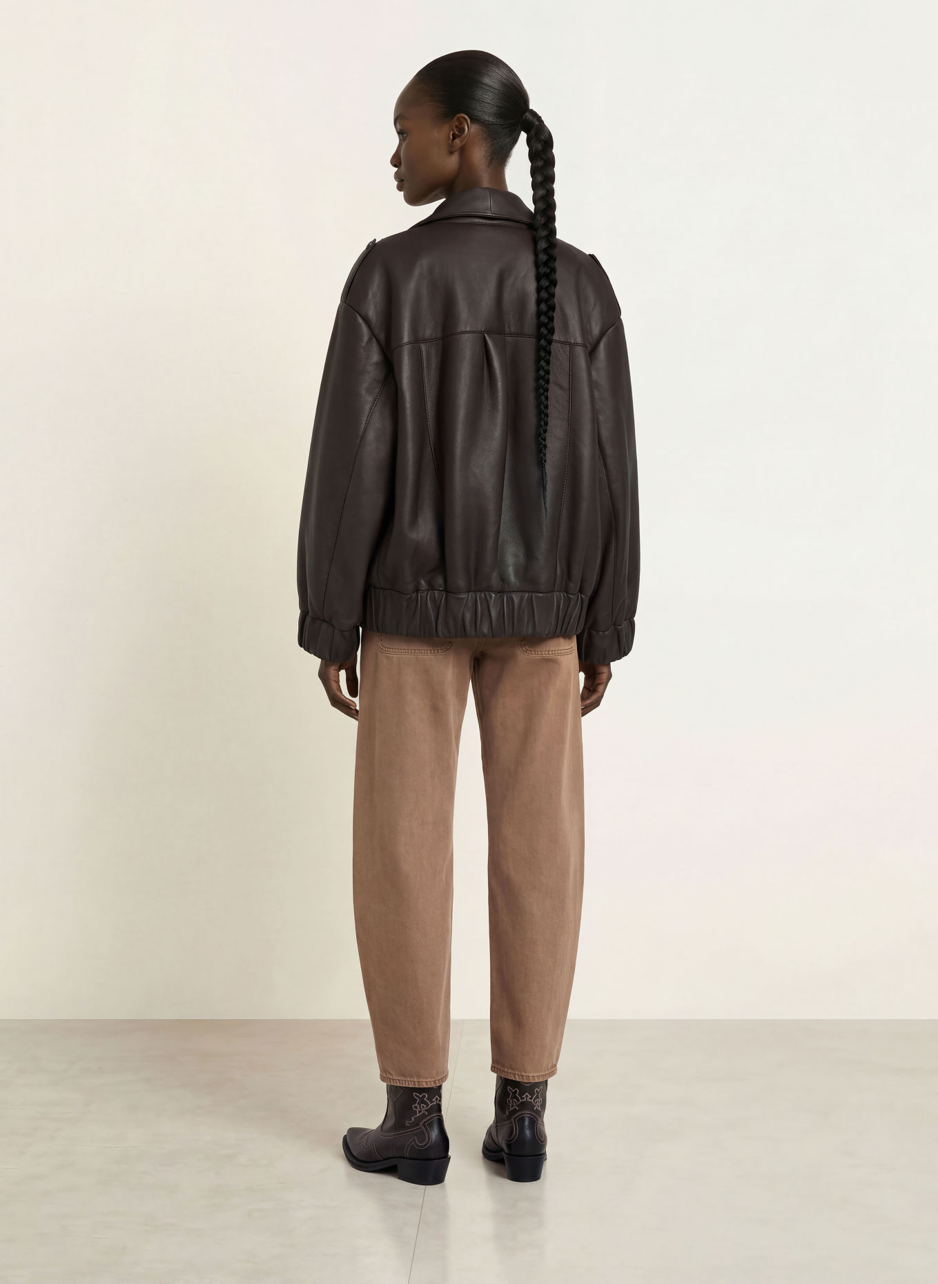 CITIZENS of HUMANITY Straight Jeans MIRO: coca cocoa (md grey brown)