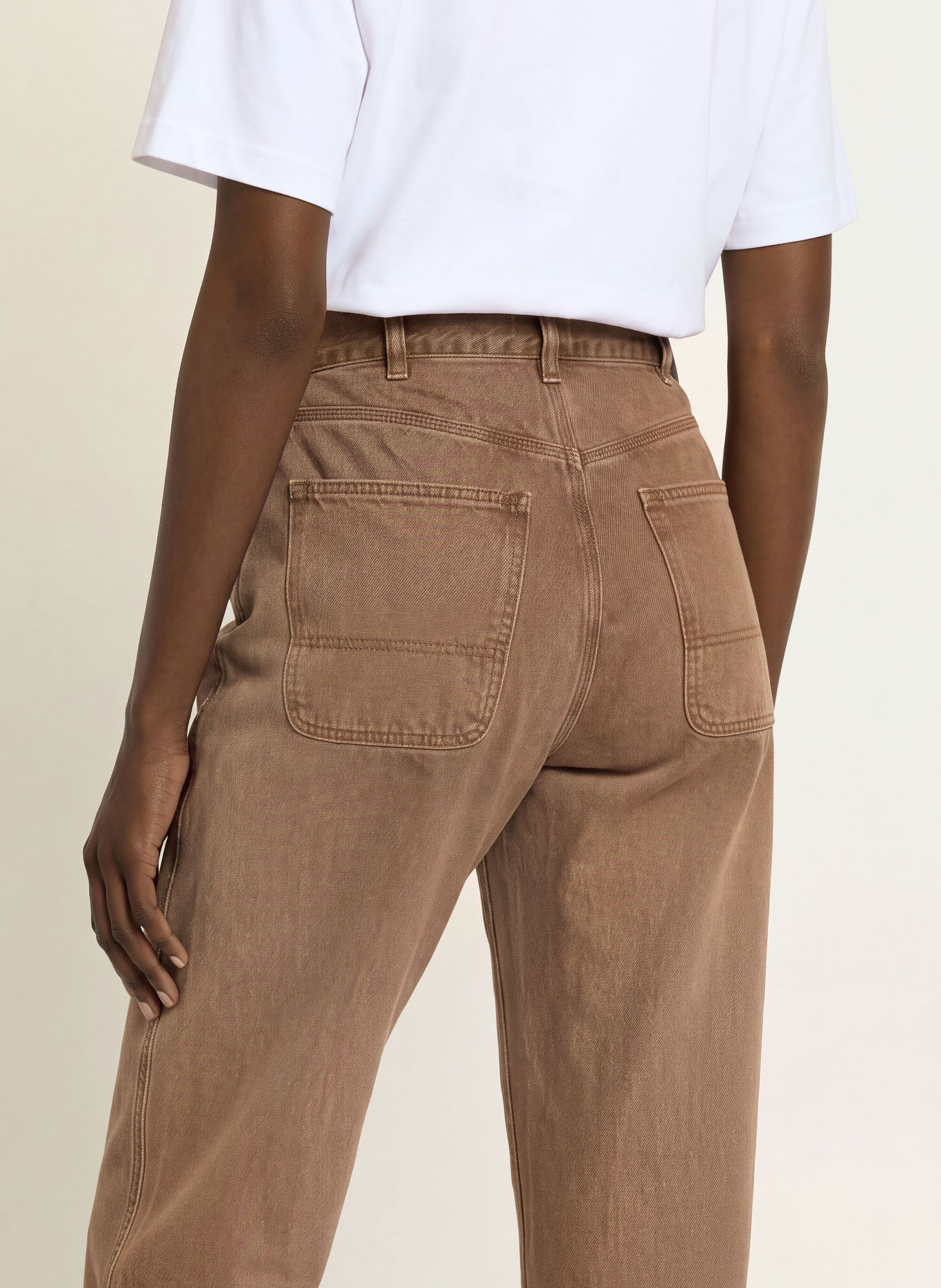 CITIZENS of HUMANITY Straight Jeans MIRO: coca cocoa (md grey brown)
