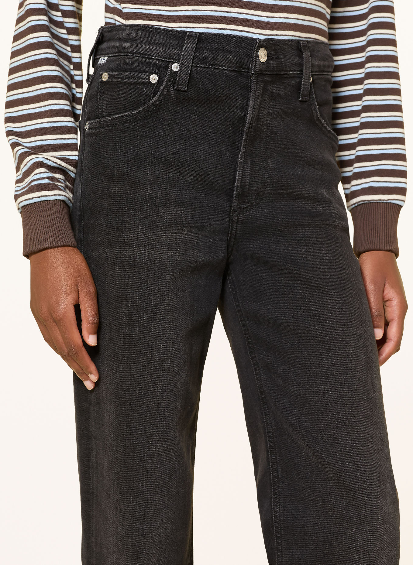 CITIZENS of HUMANITY Straight jeans PALMA: nblae nebulae (black denim)