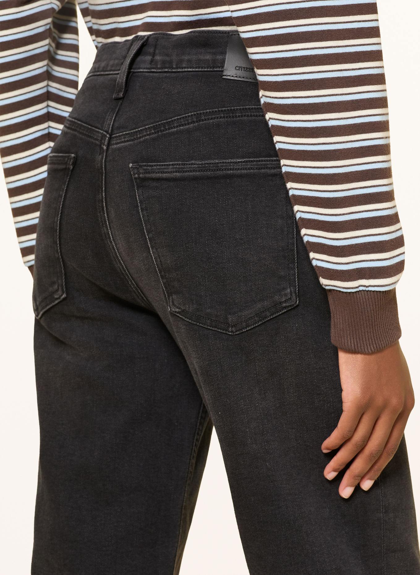 CITIZENS of HUMANITY Straight jeans PALMA: nblae nebulae (black denim)