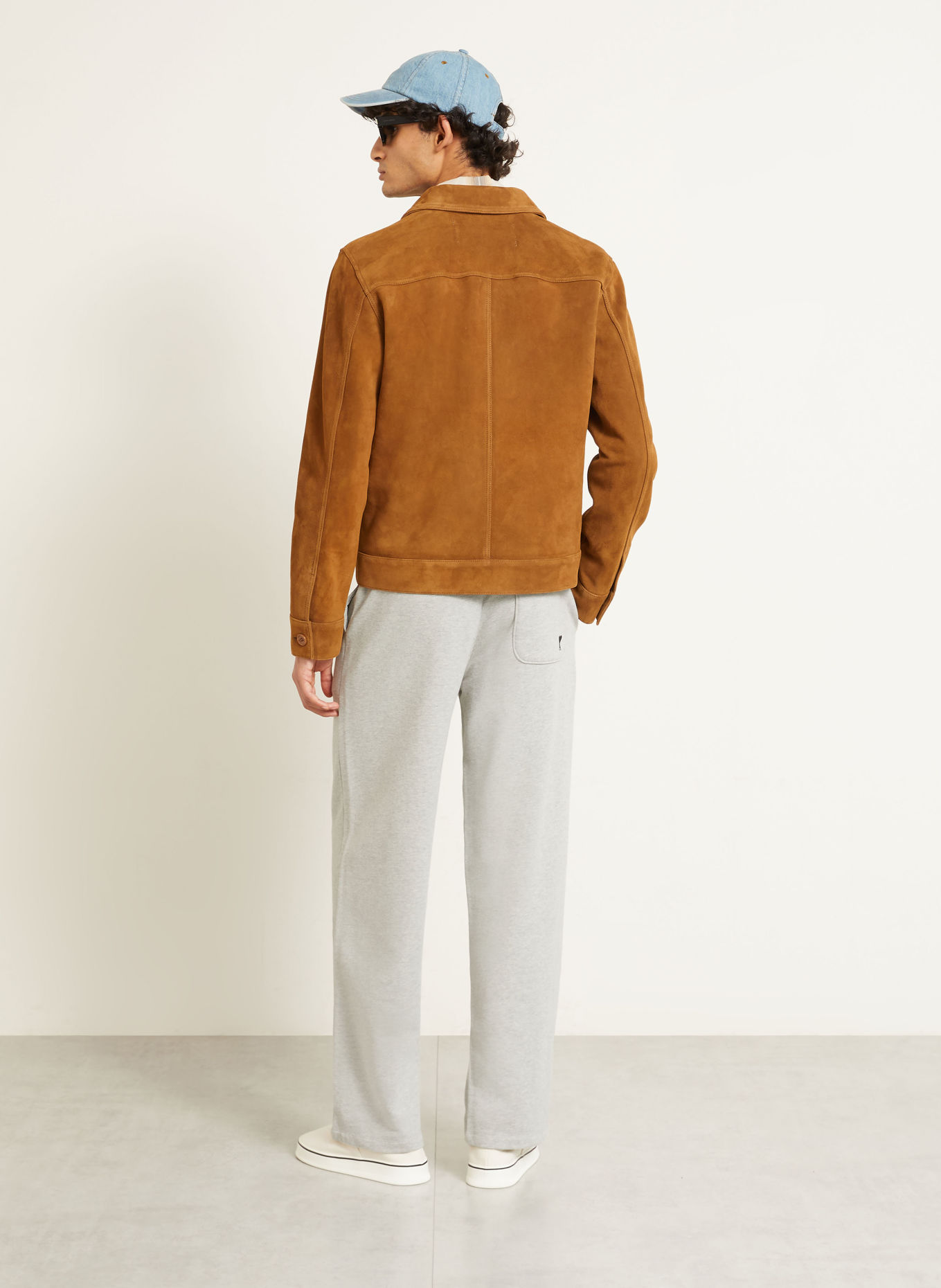 AMI PARIS Sweatpant: LICHTGRIJS