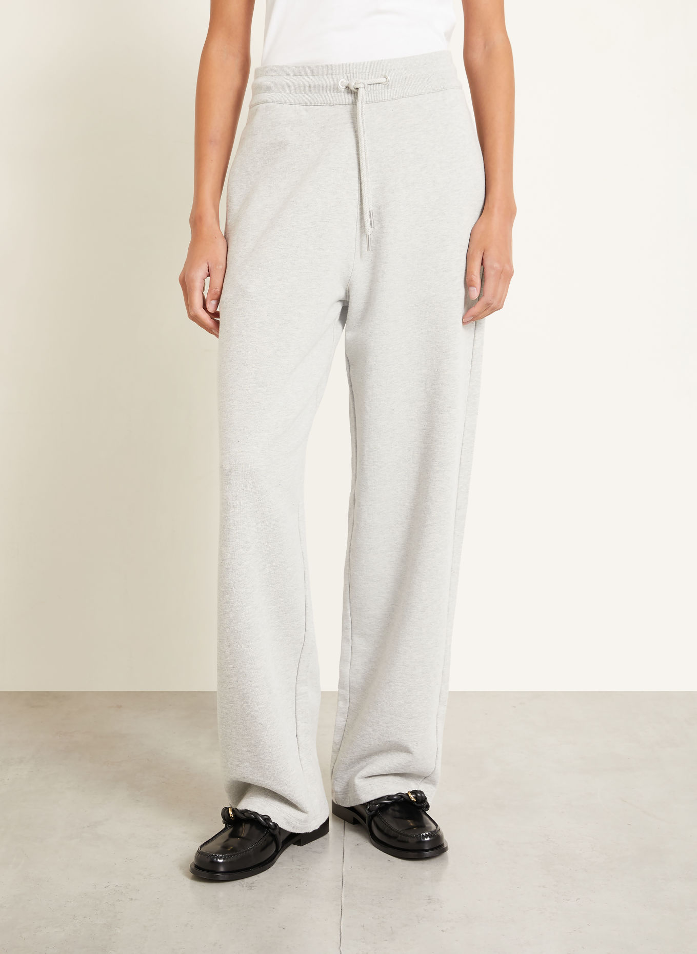 AMI PARIS Sweatpants: LIGHT GRAY