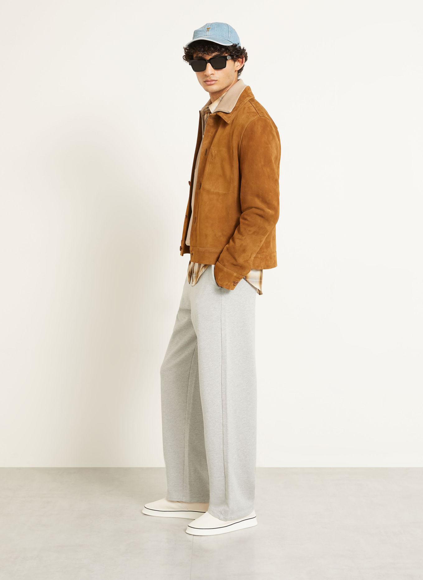AMI PARIS Sweatpant: LICHTGRIJS