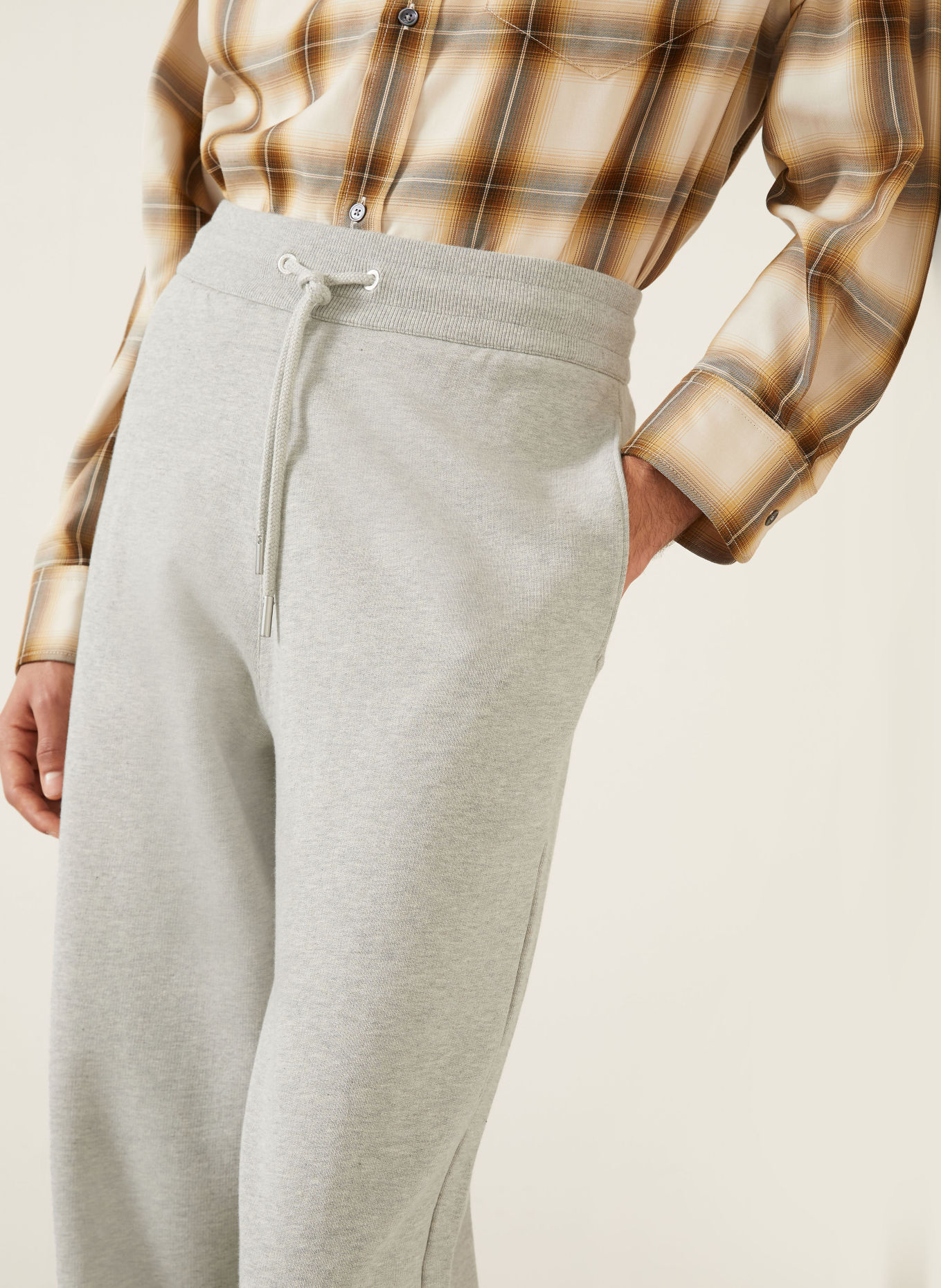 AMI PARIS Sweatpant: LICHTGRIJS