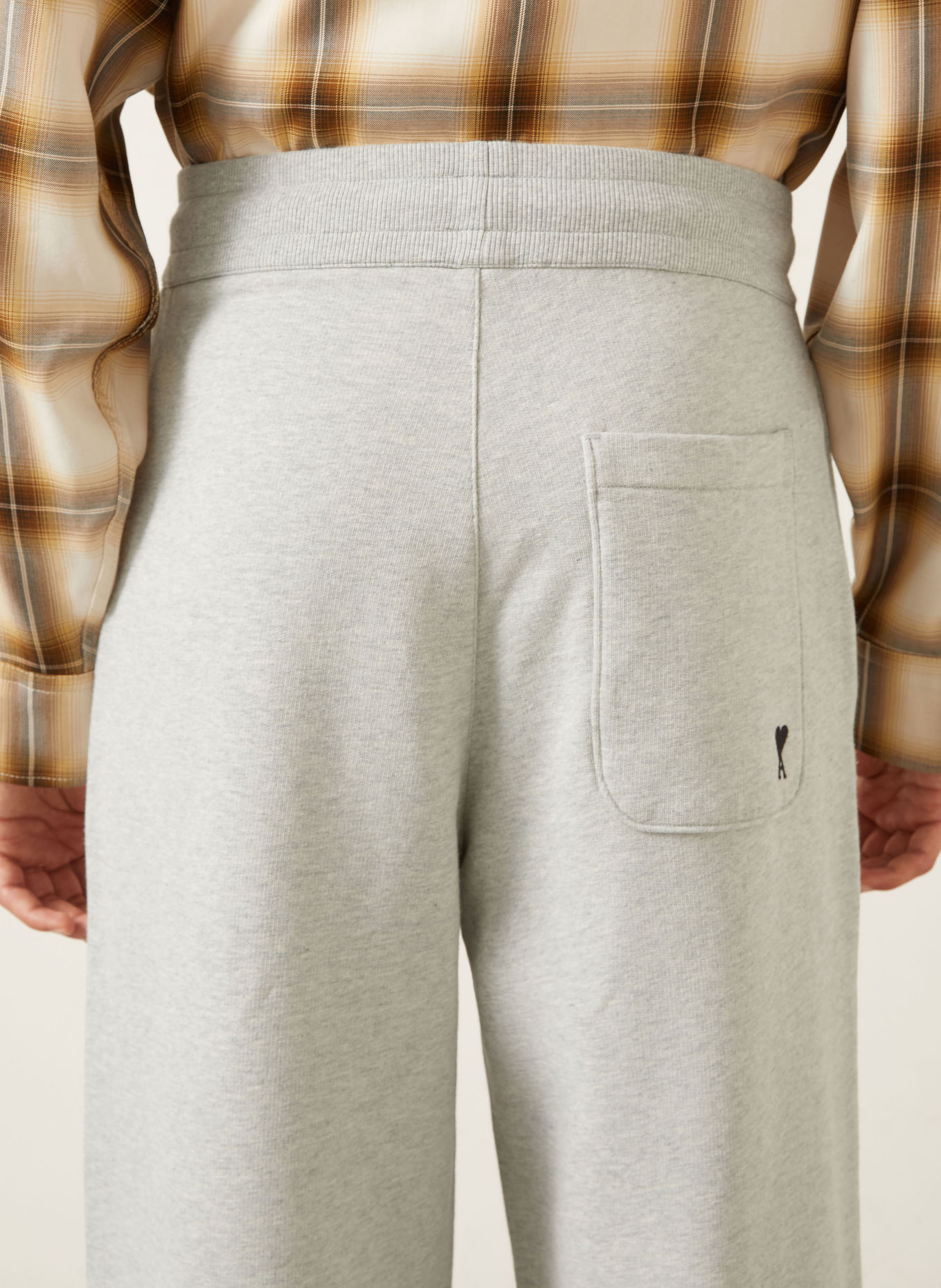 AMI PARIS Sweatpant: LICHTGRIJS