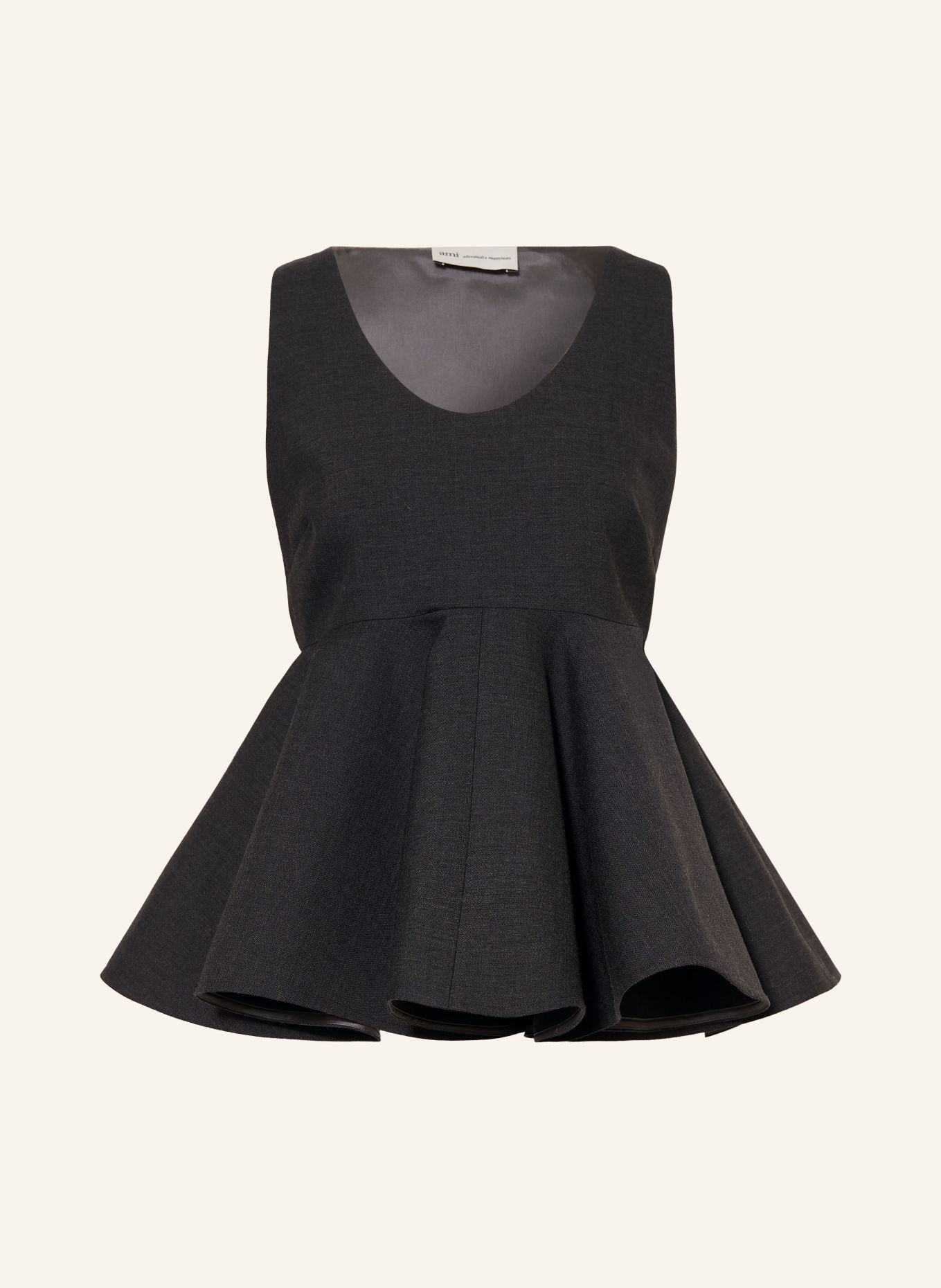 AMI PARIS Top: DONKERGRIJS