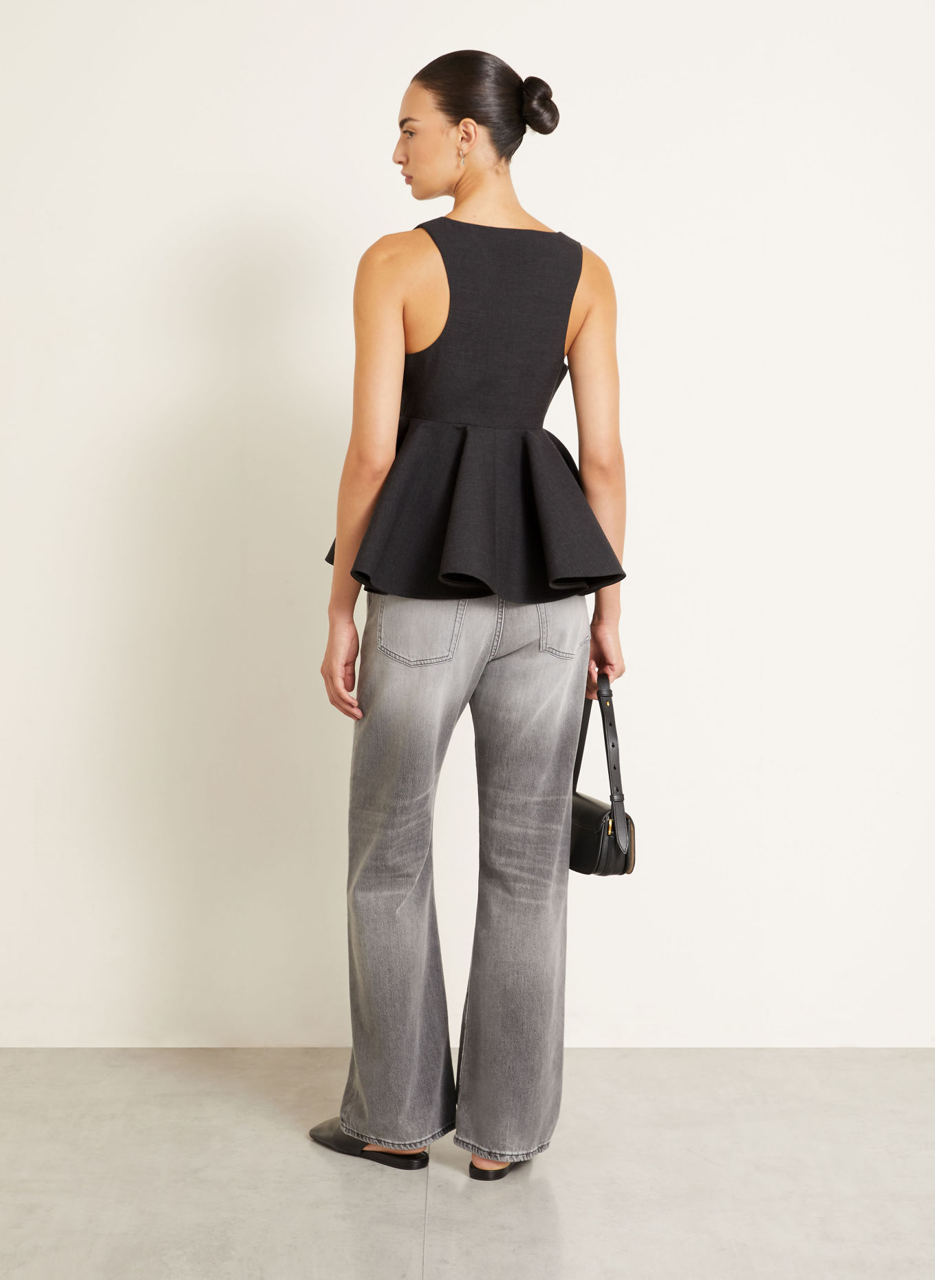 AMI PARIS Top: DONKERGRIJS