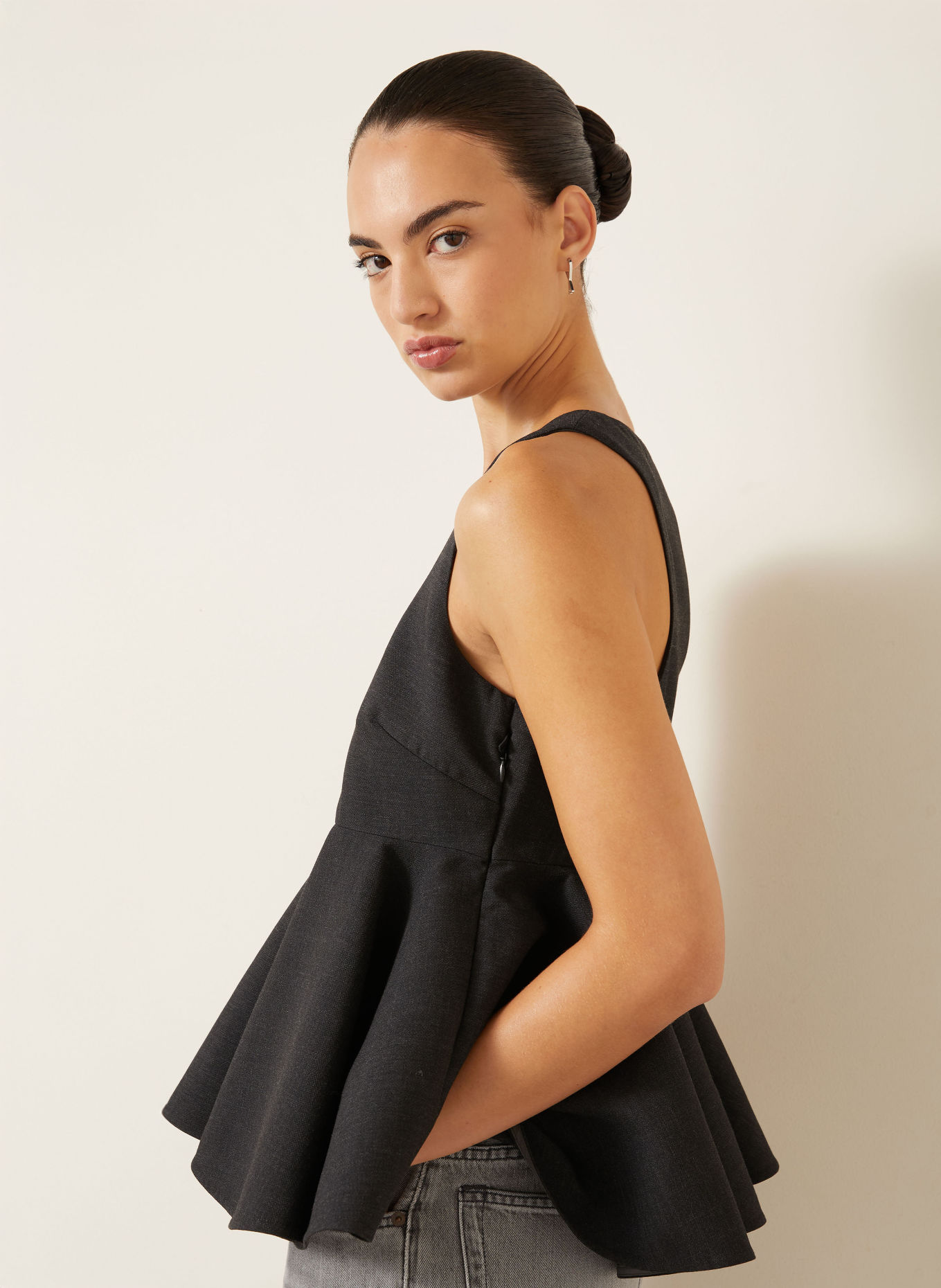 AMI PARIS Top: DONKERGRIJS