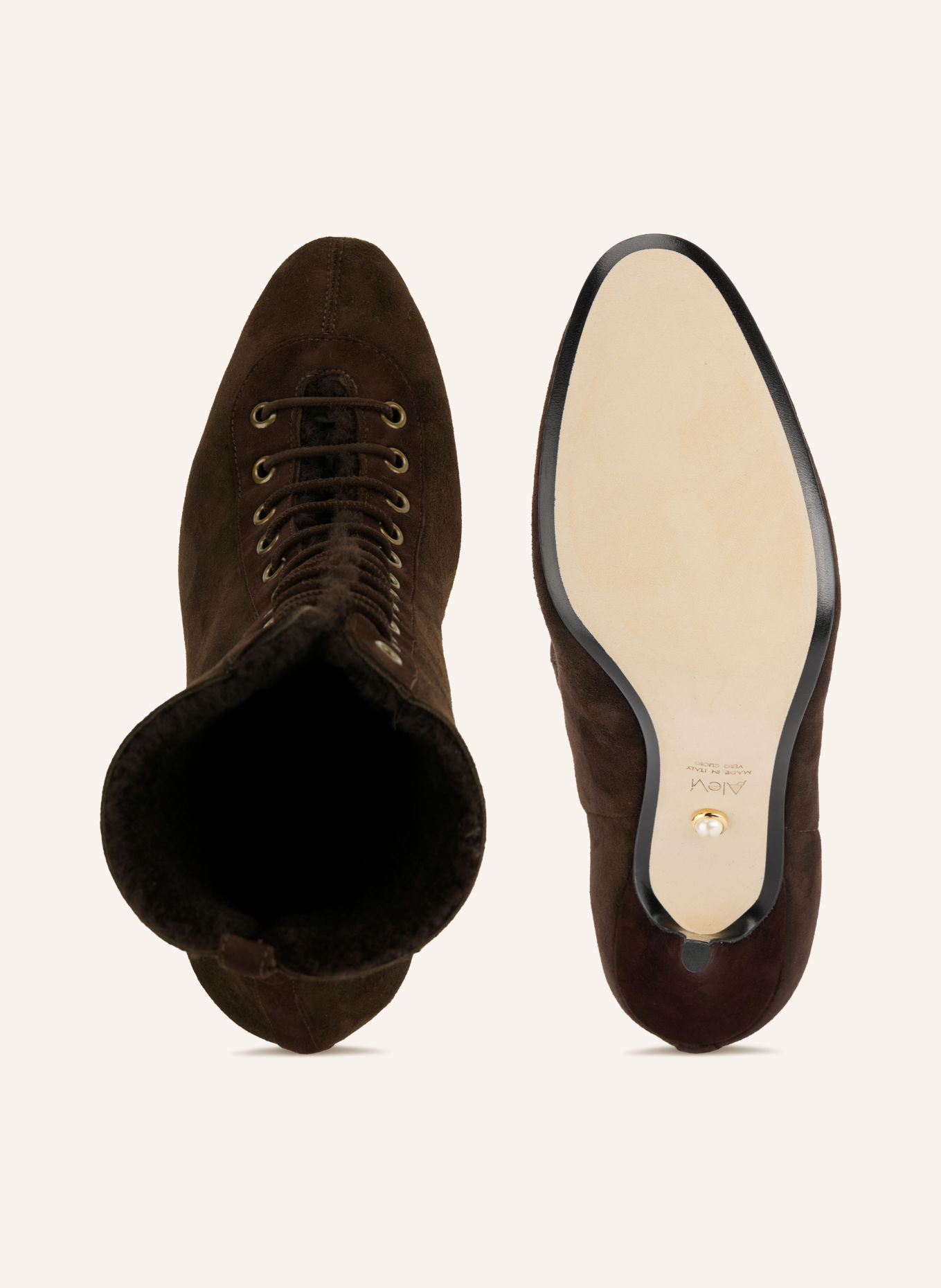ALEVI Stiefeletten LOVE: DUNKELBRAUN