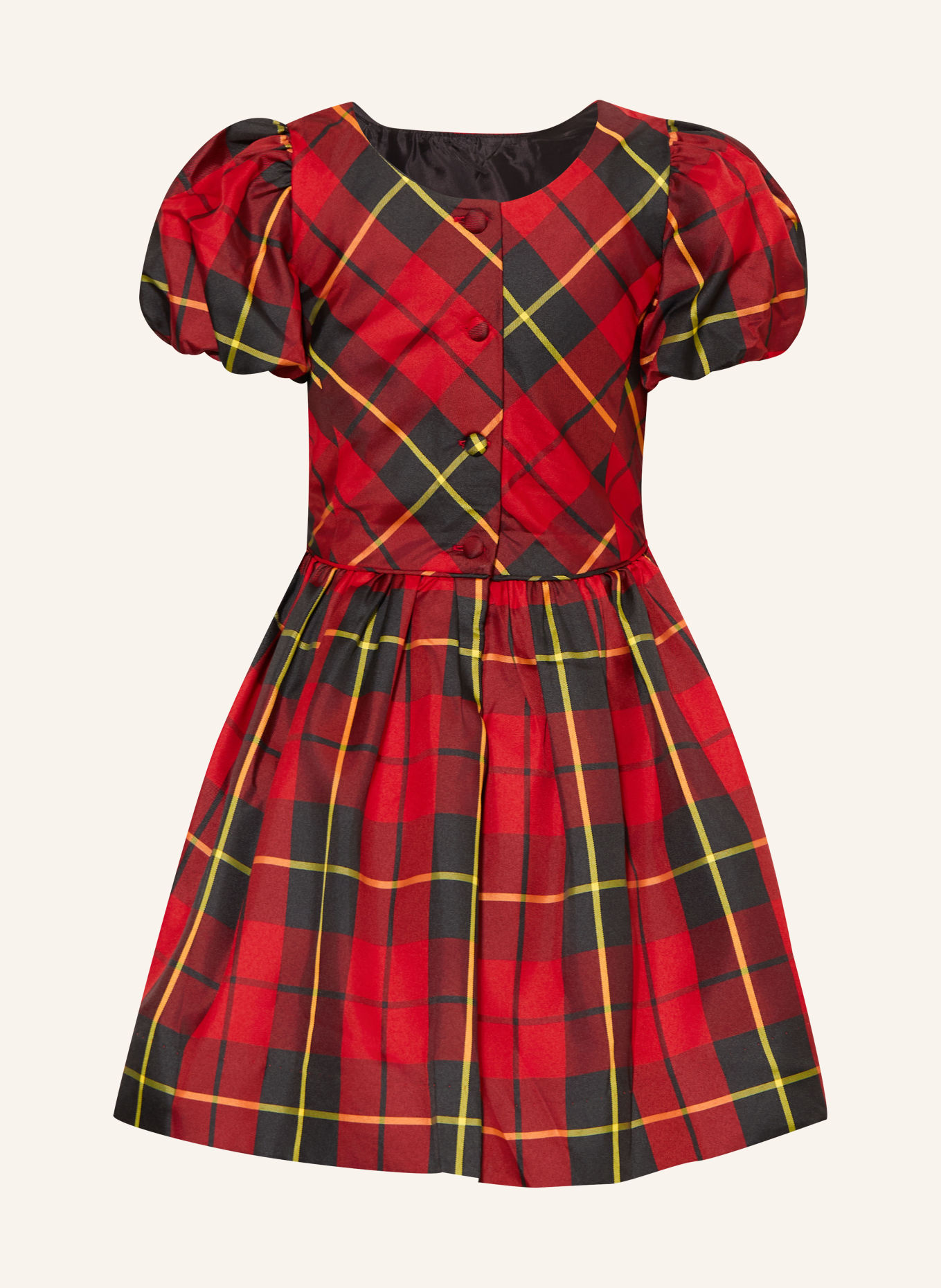 POLO RALPH LAUREN Jurk: ROOD / GEEL / ZWART