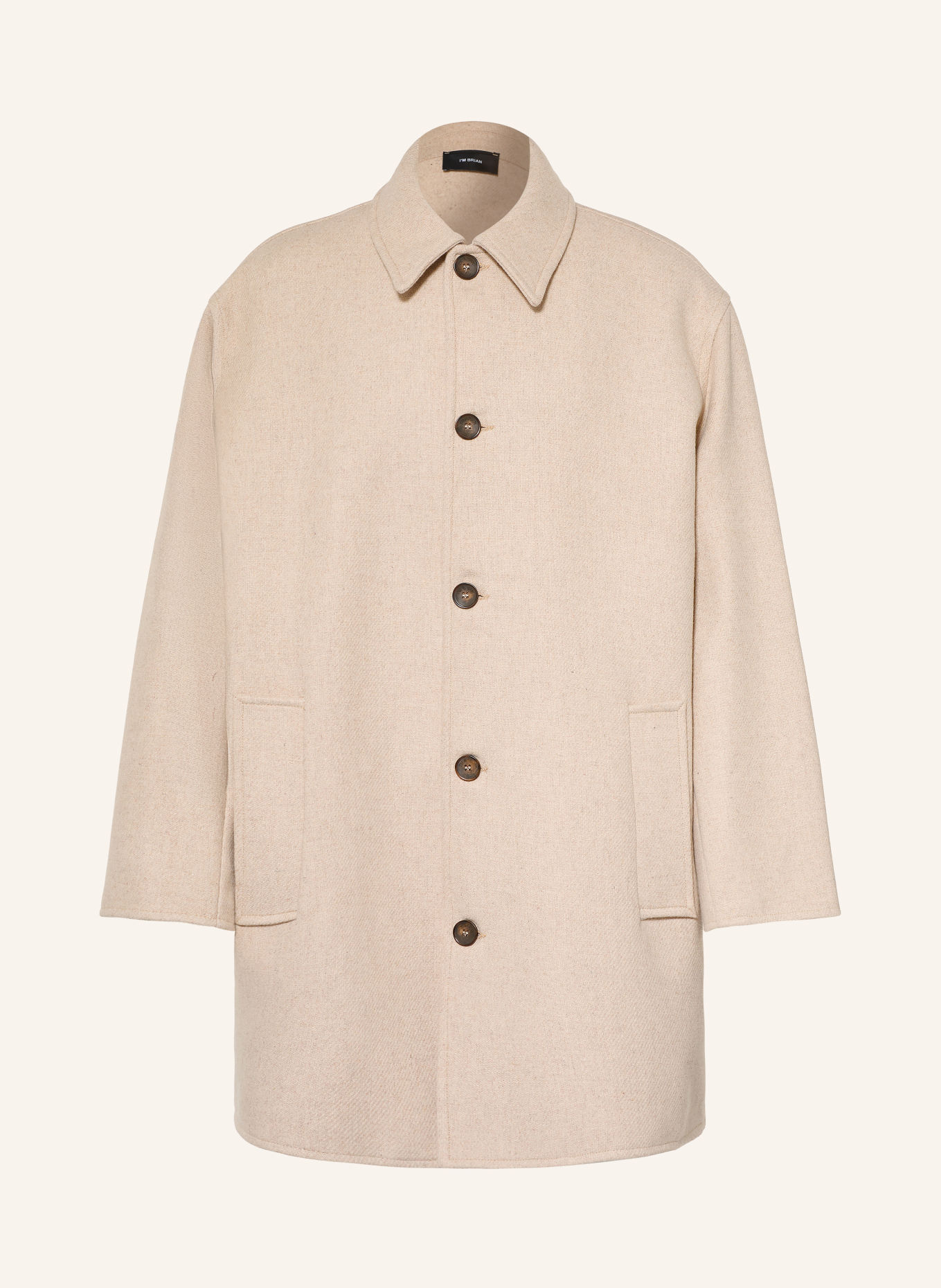 I'M BRIAN Mantel MORO: BEIGE