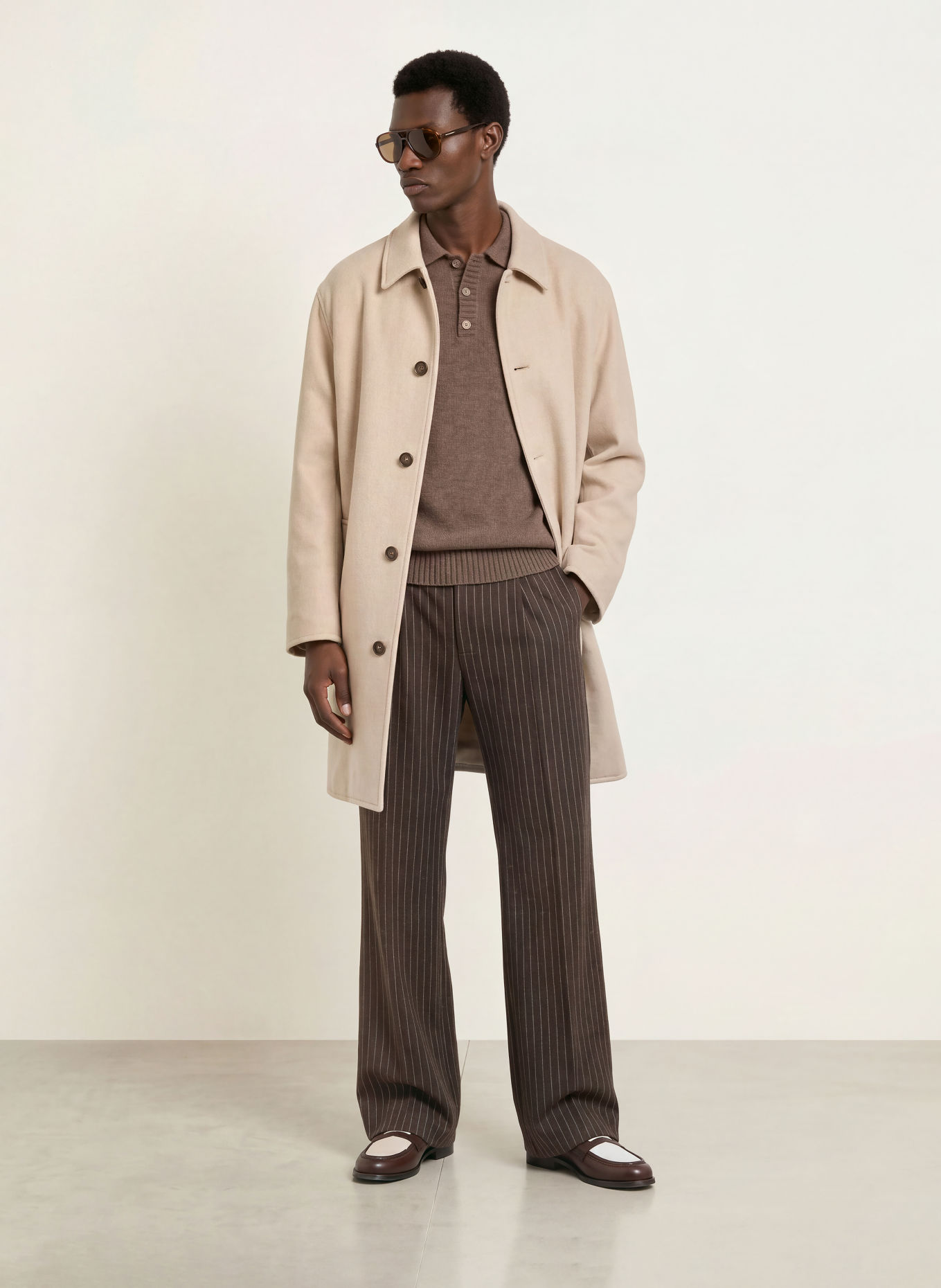 I'M BRIAN Mantel MORO: BEIGE