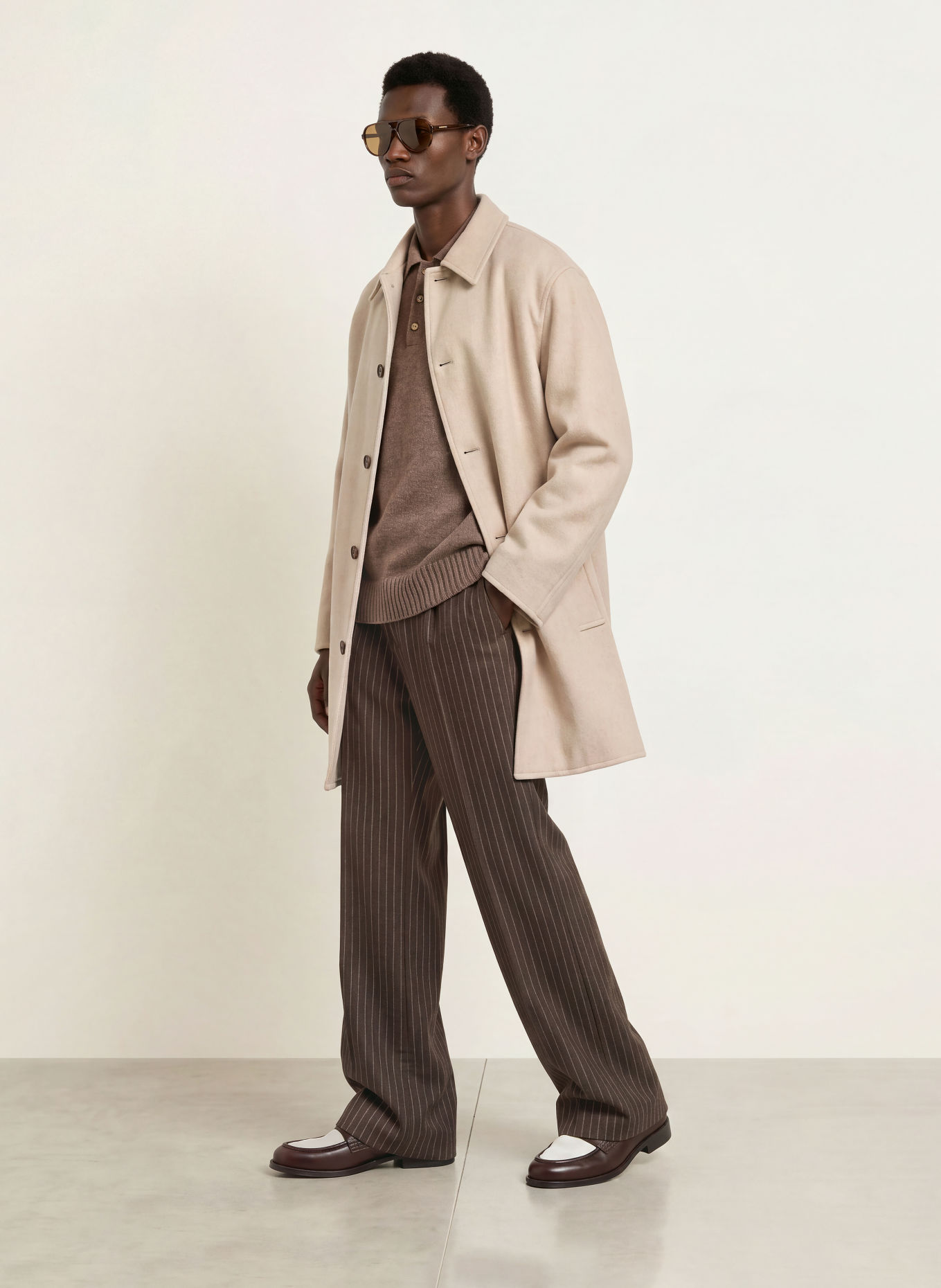 I'M BRIAN Mantel MORO: BEIGE