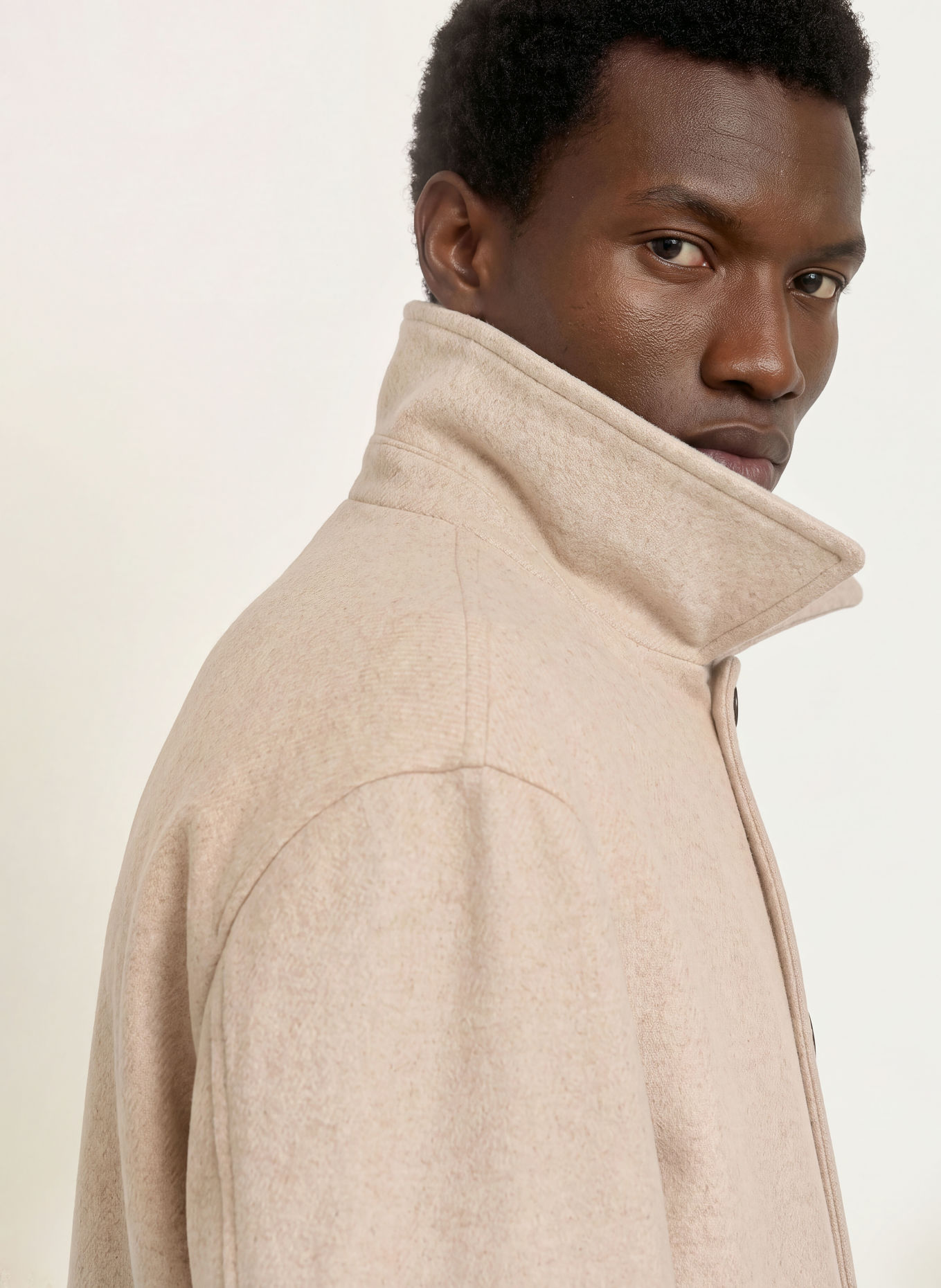 I'M BRIAN Mantel MORO: BEIGE