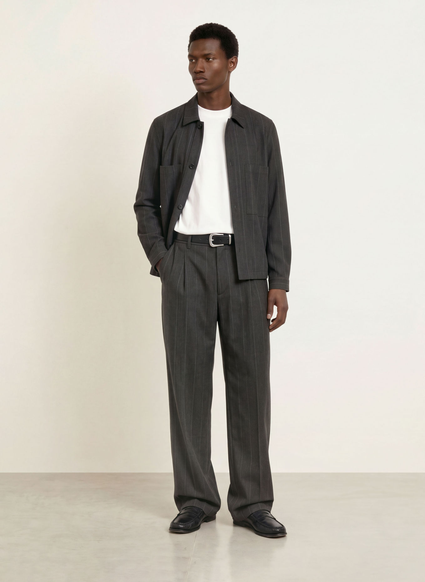 I'M BRIAN Pantalon Wide Fit: GRIG GRIGIO