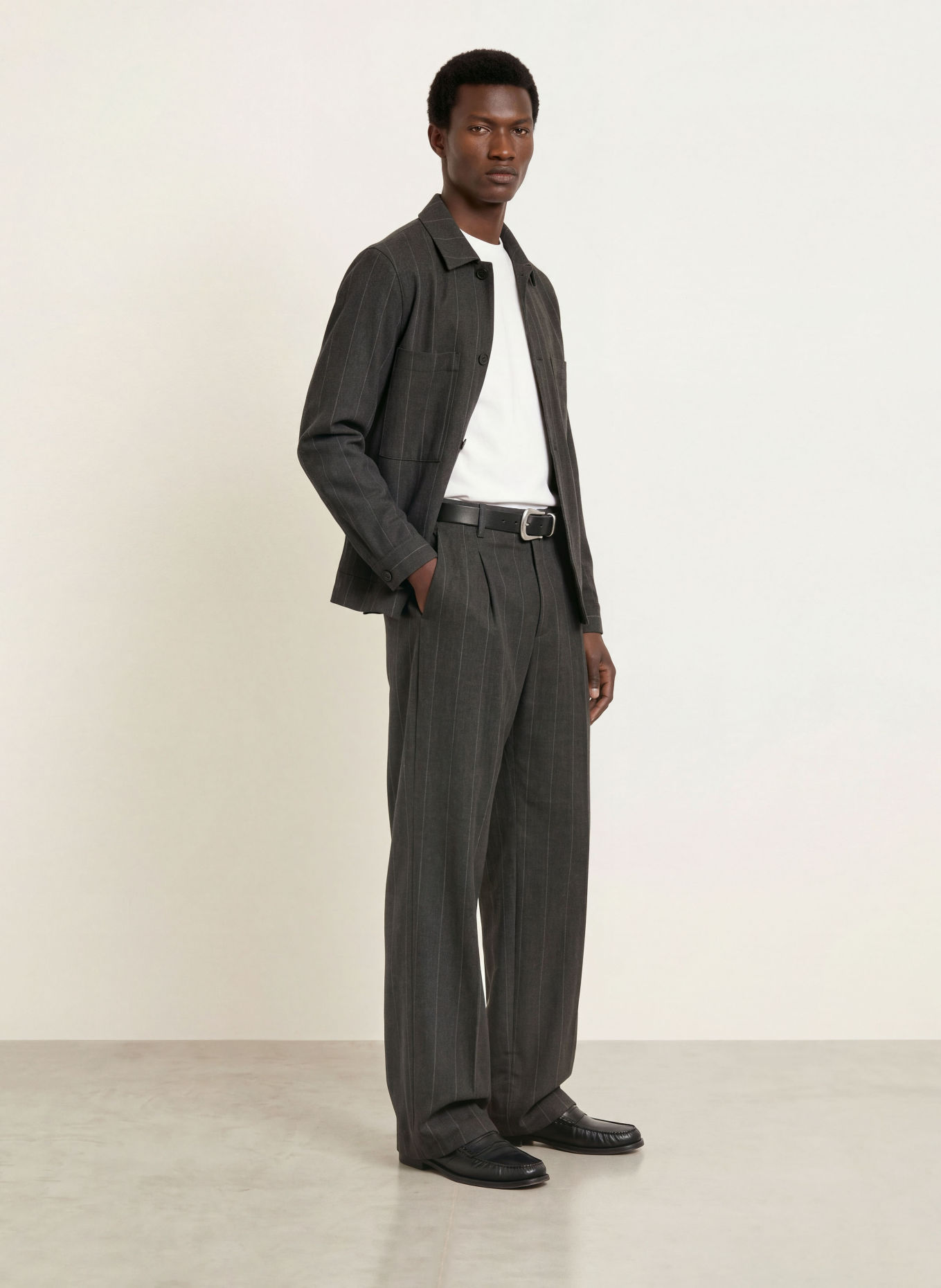 I'M BRIAN Pantalon Wide Fit: GRIG GRIGIO