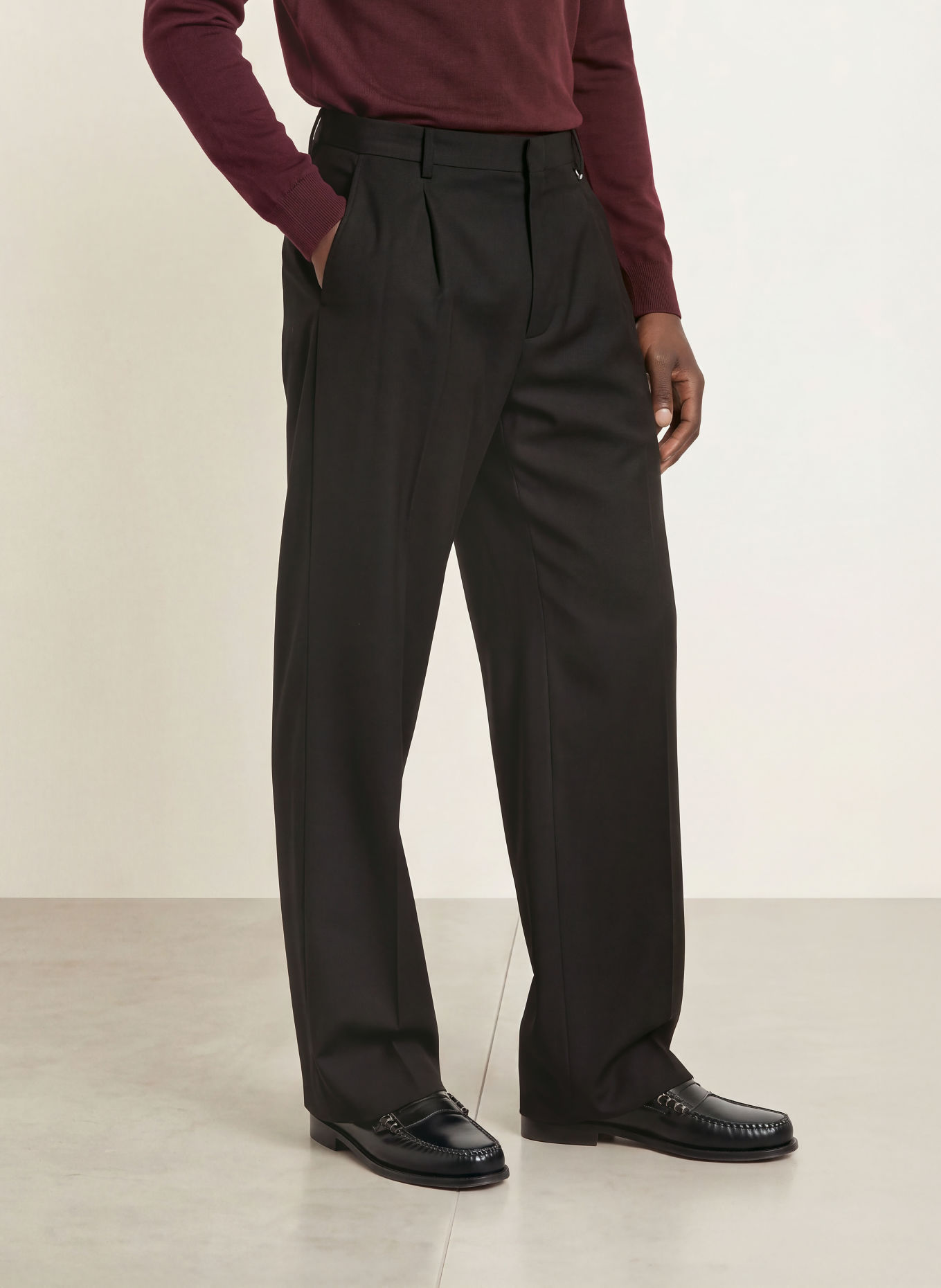 I'M BRIAN Pantalon Regular Fit: 009 NERO