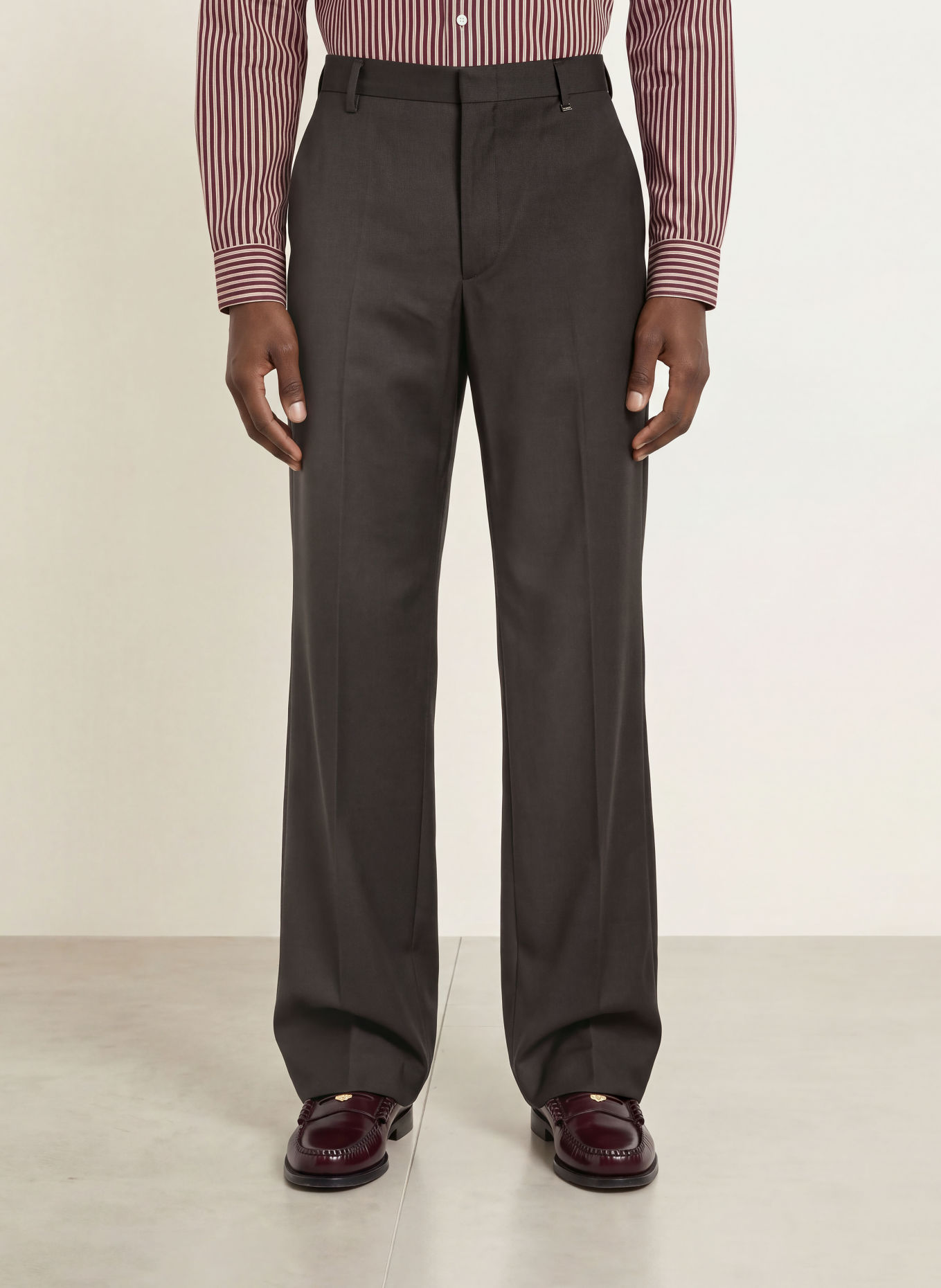 I'M BRIAN Spodnie garniturowe o kroju Regular Fit: 020 MORO