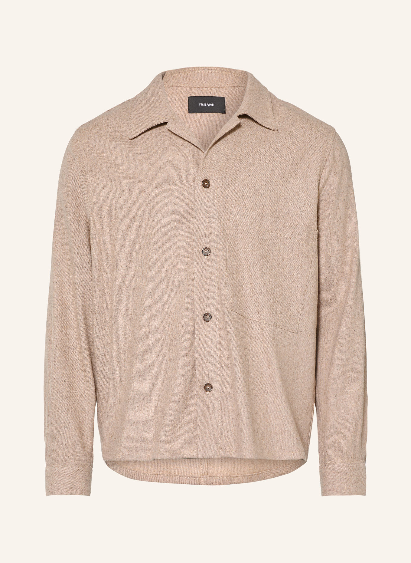 I'M BRIAN Overshirt: BEIGE