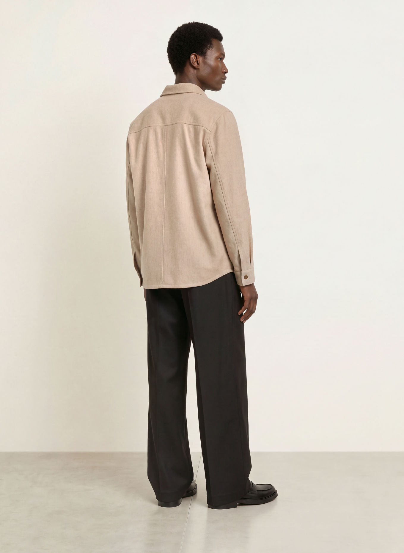 I'M BRIAN Overshirt: BEIGE