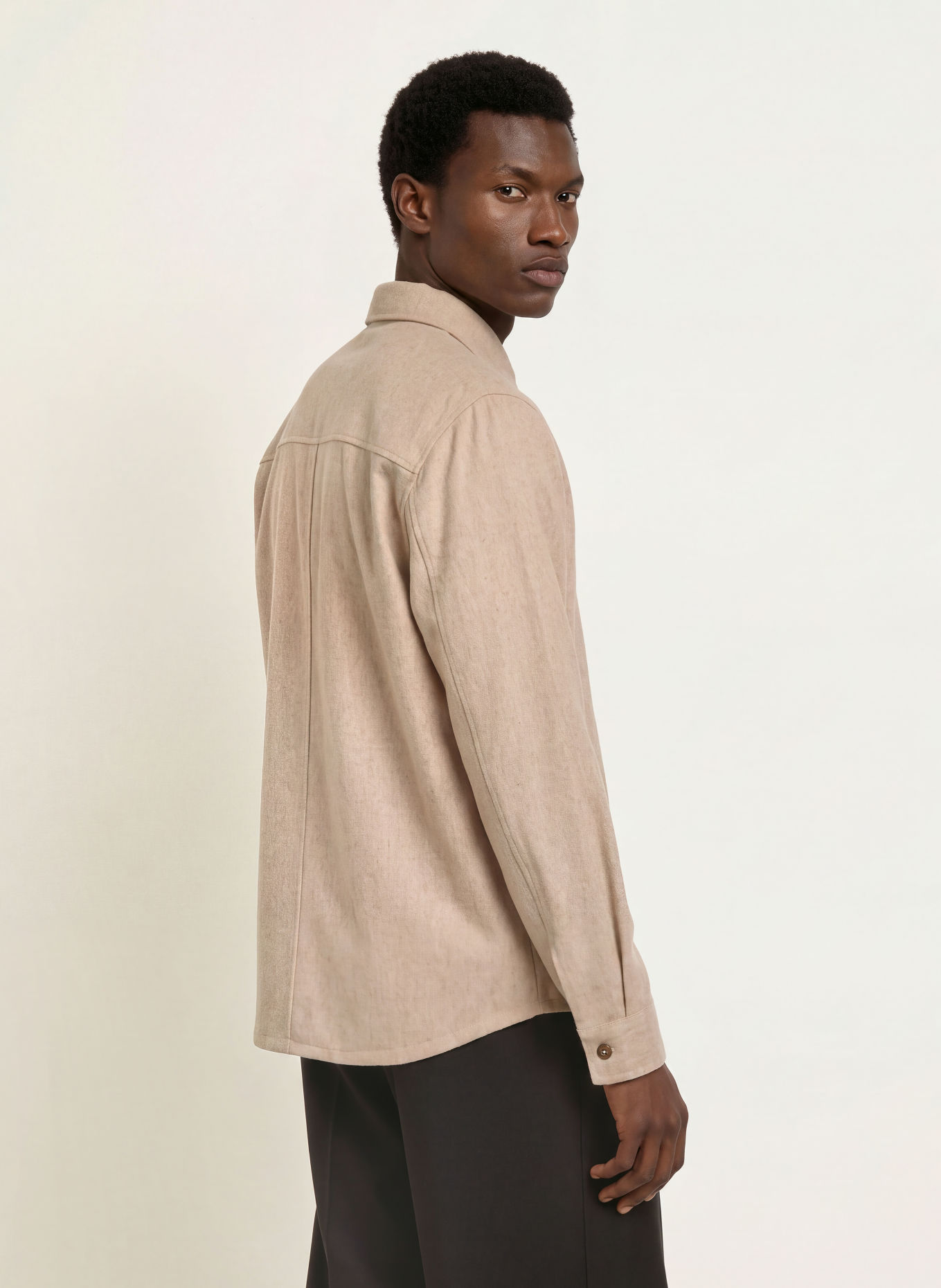 I'M BRIAN Overshirt: BEIGE