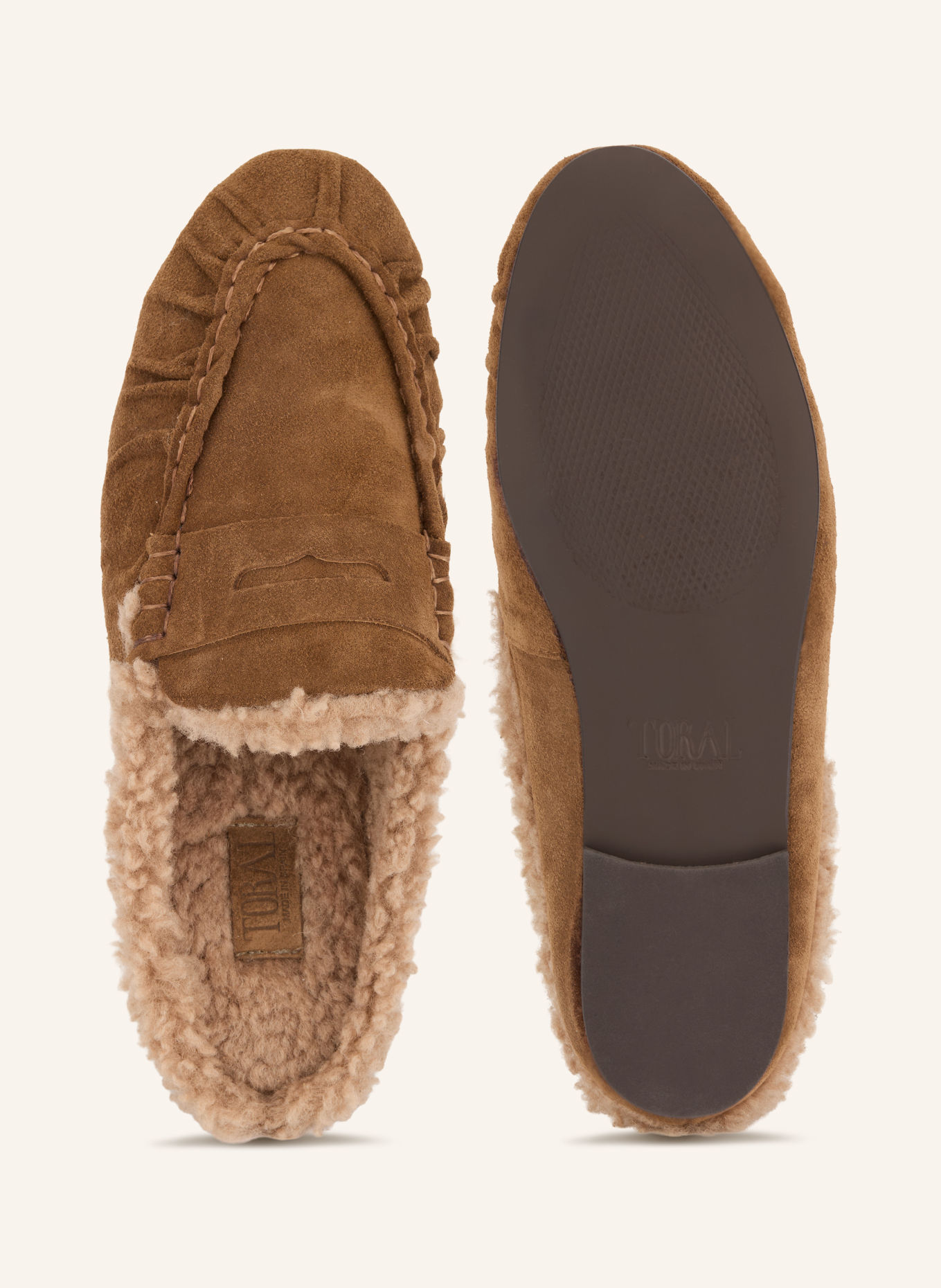 Toral PIPER Mules: COGNAC / LIGHT BROWN