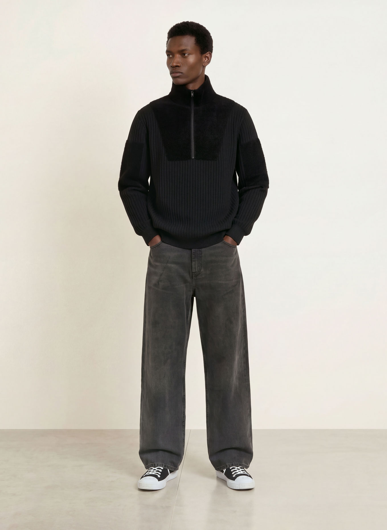 Y-3 Schipperstruien: ZWART