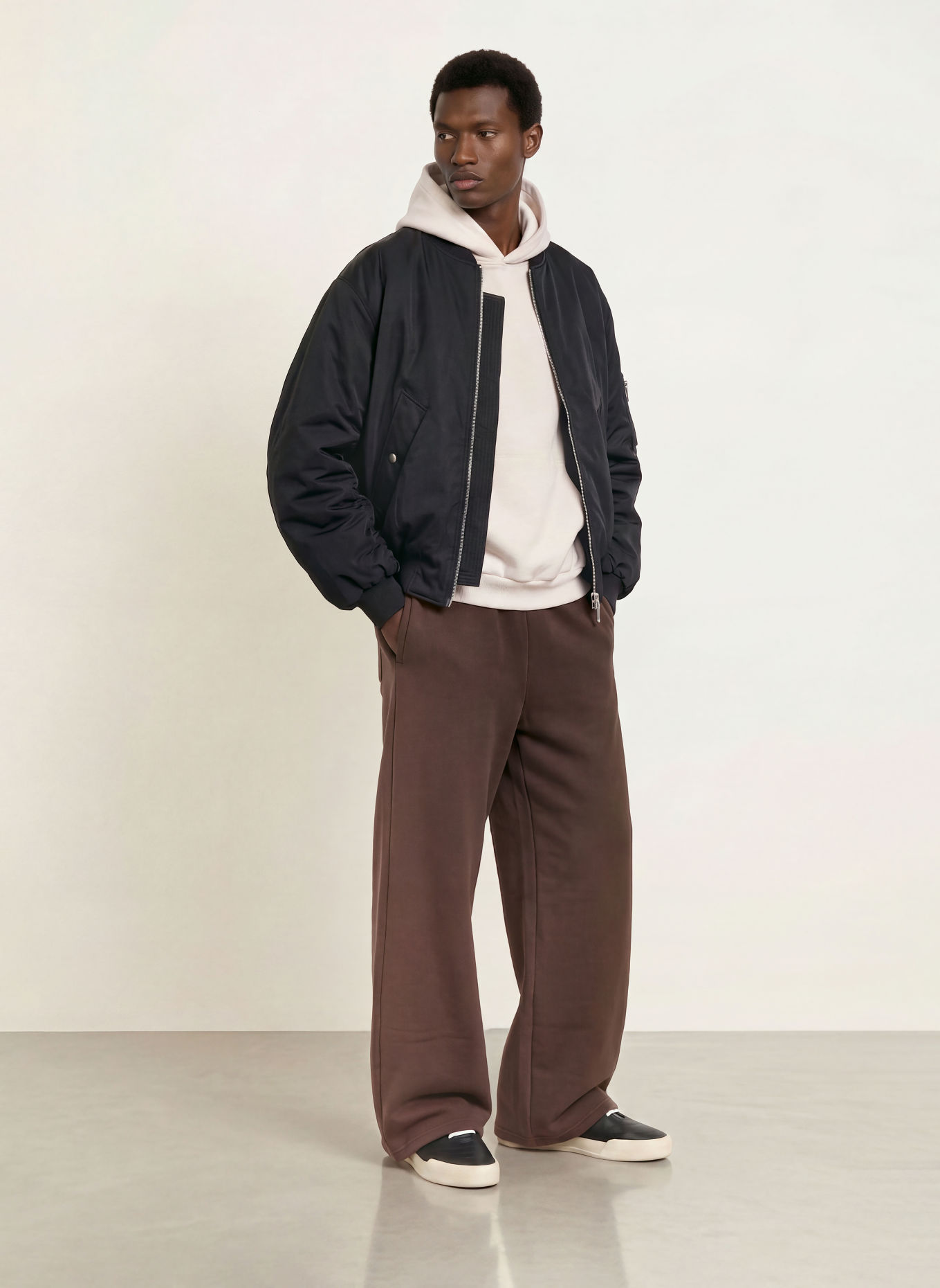 WRSTBHVR GARM V6 Hoodie: CREAM / BLACK