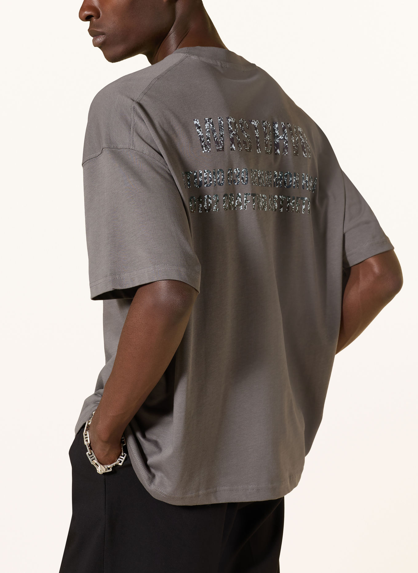 WRSTBHVR T-shirt STUDIO V14: DARK GRAY