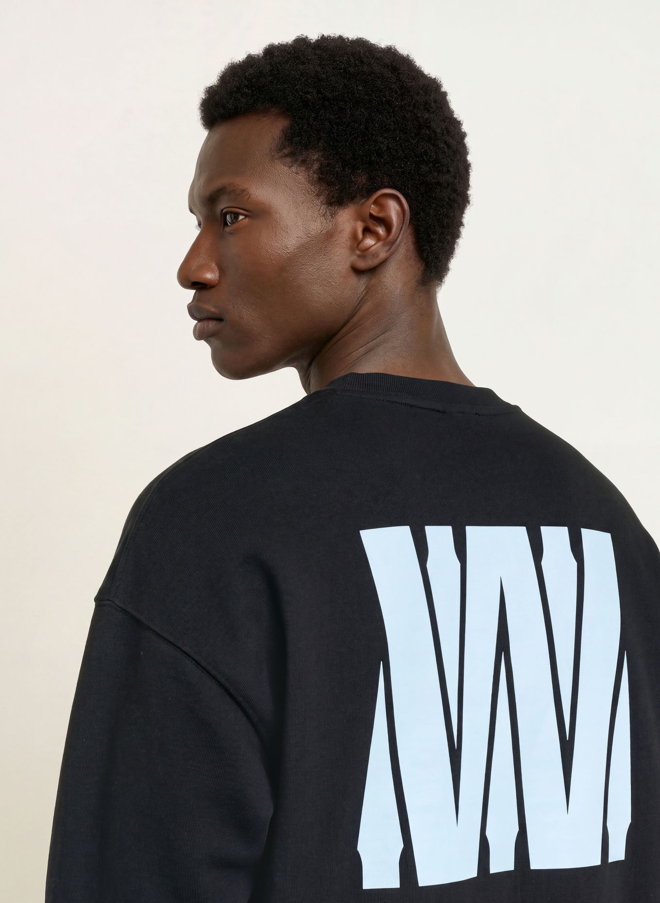 WRSTBHVR Sweatshirt NENI V3: SCHWARZ / TÜRKIS