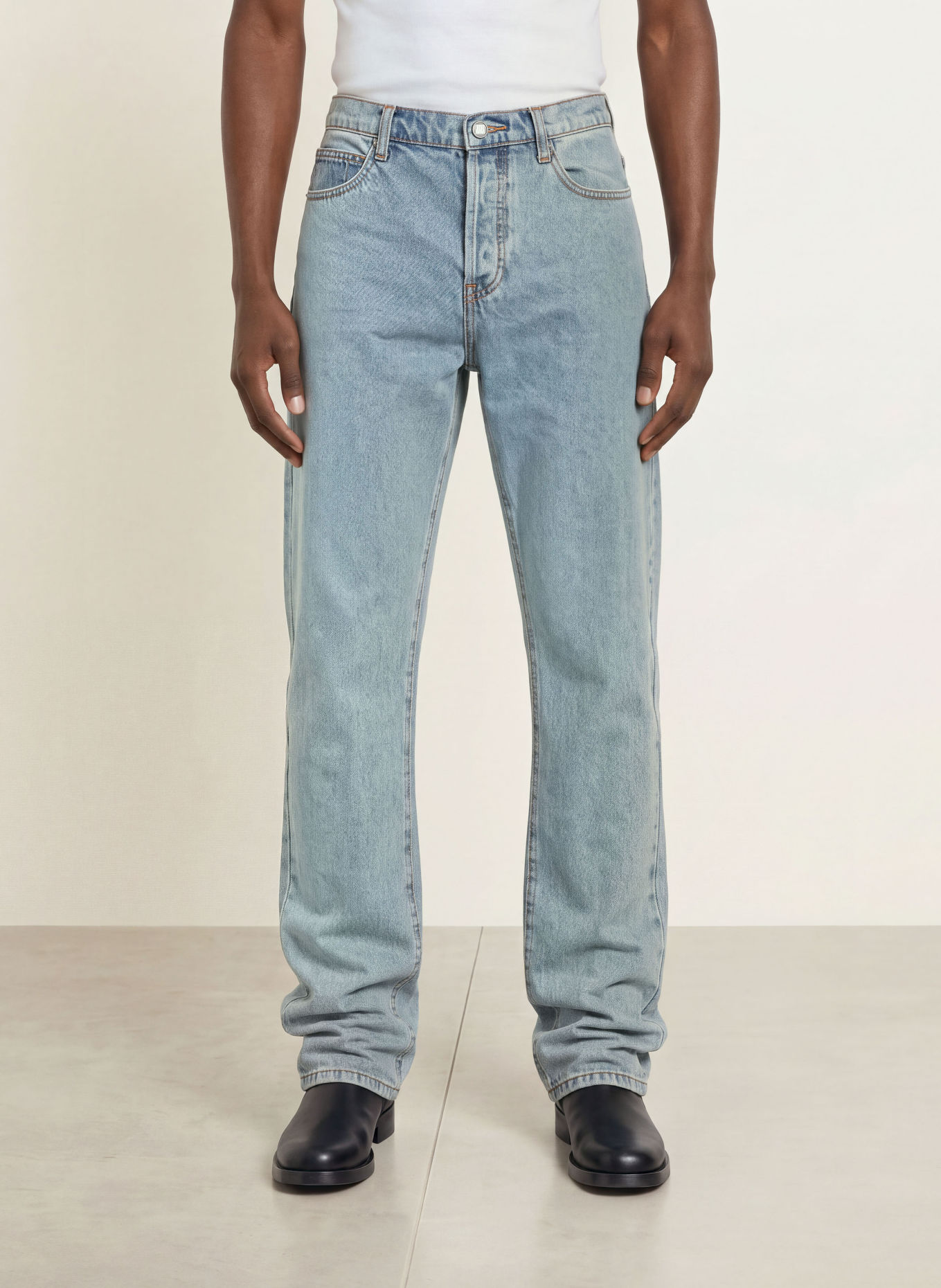 WRSTBHVR JOEL Straight-Fit Jeans: 5007 LIGHT BLUE
