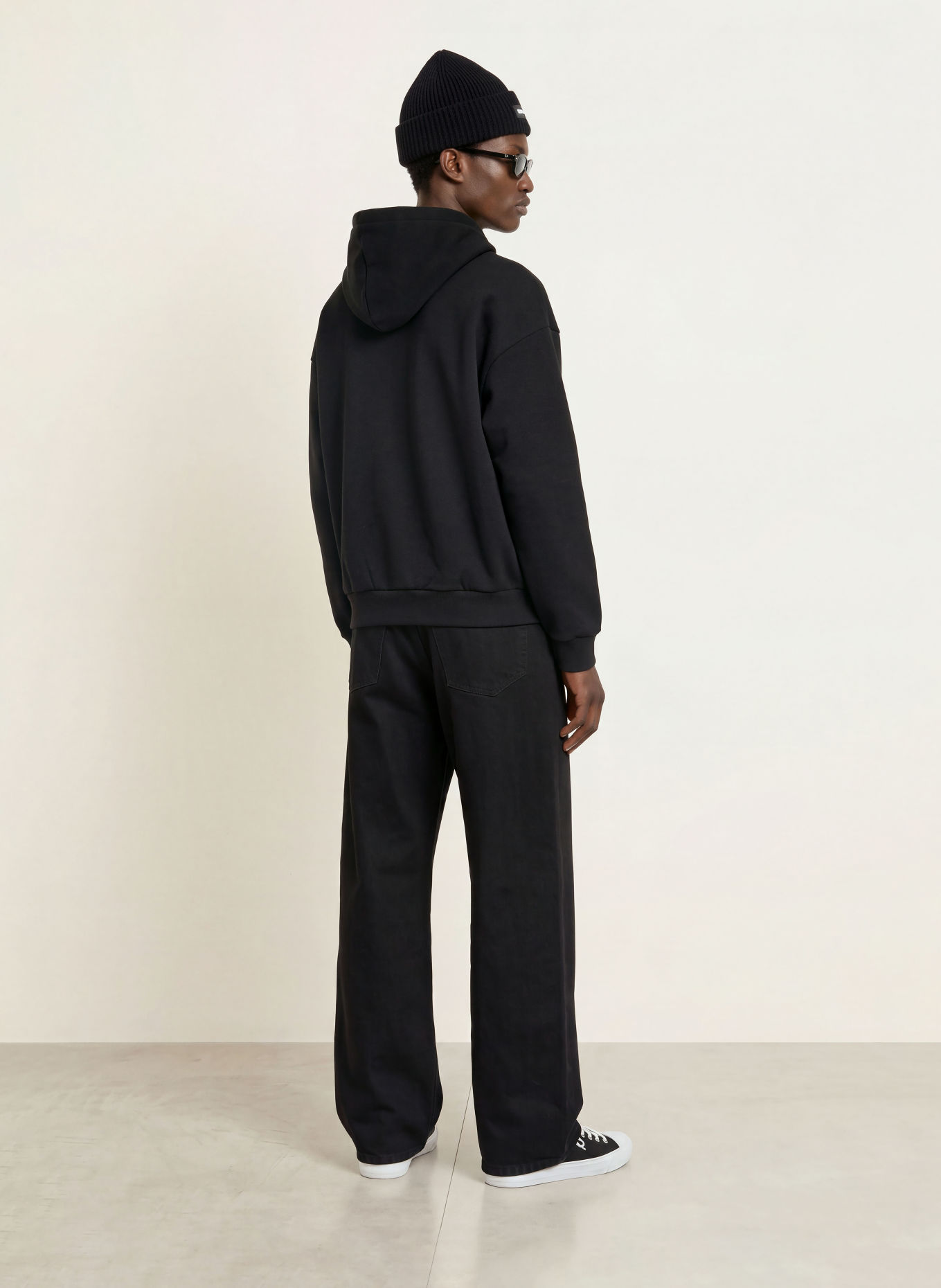 WRSTBHVR Sweatjacke STUDIO: SCHWARZ / WEISS