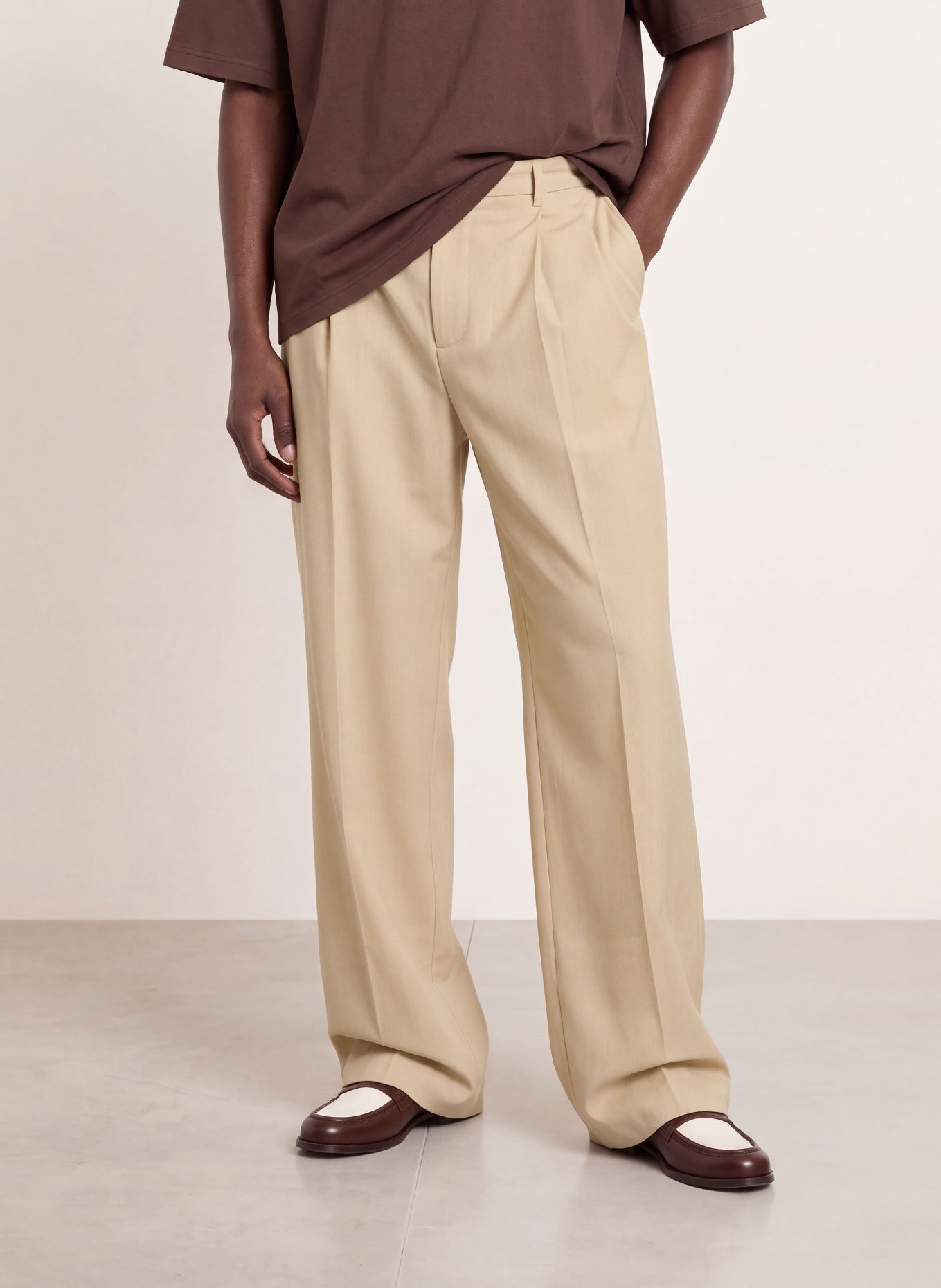 WRSTBHVR Chino SORI Regular Fit: BEIGE