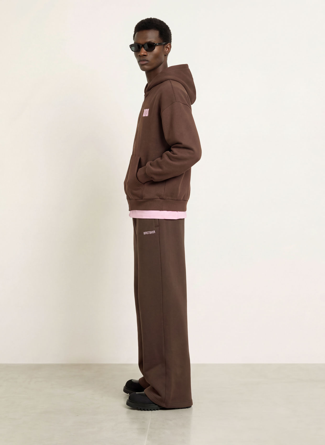 WRSTBHVR Sweatpants ZAYN V4: DUNKELBRAUN